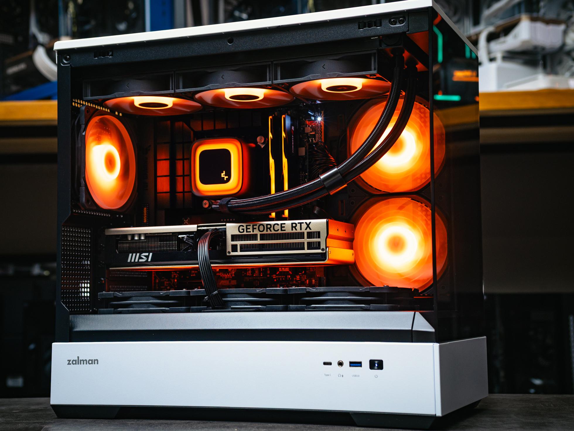 Компьютер в корпусе ZALMAN P30  С Видеокартой RTX 5070 iGame Vulcan