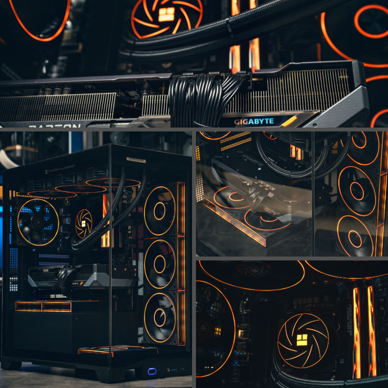 Игровой ПК на базе AMD Ryzen 7 7800X3D и RX 9070 XT