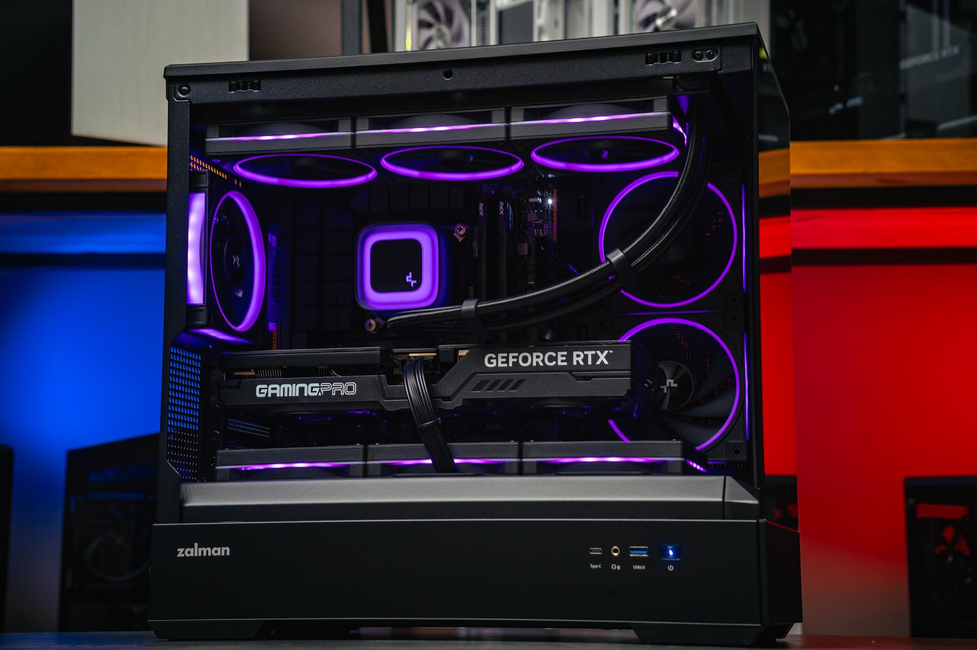 Компьютер в корпусе ZALMAN P30  С Видеокартой RTX 5070 iGame Vulcan