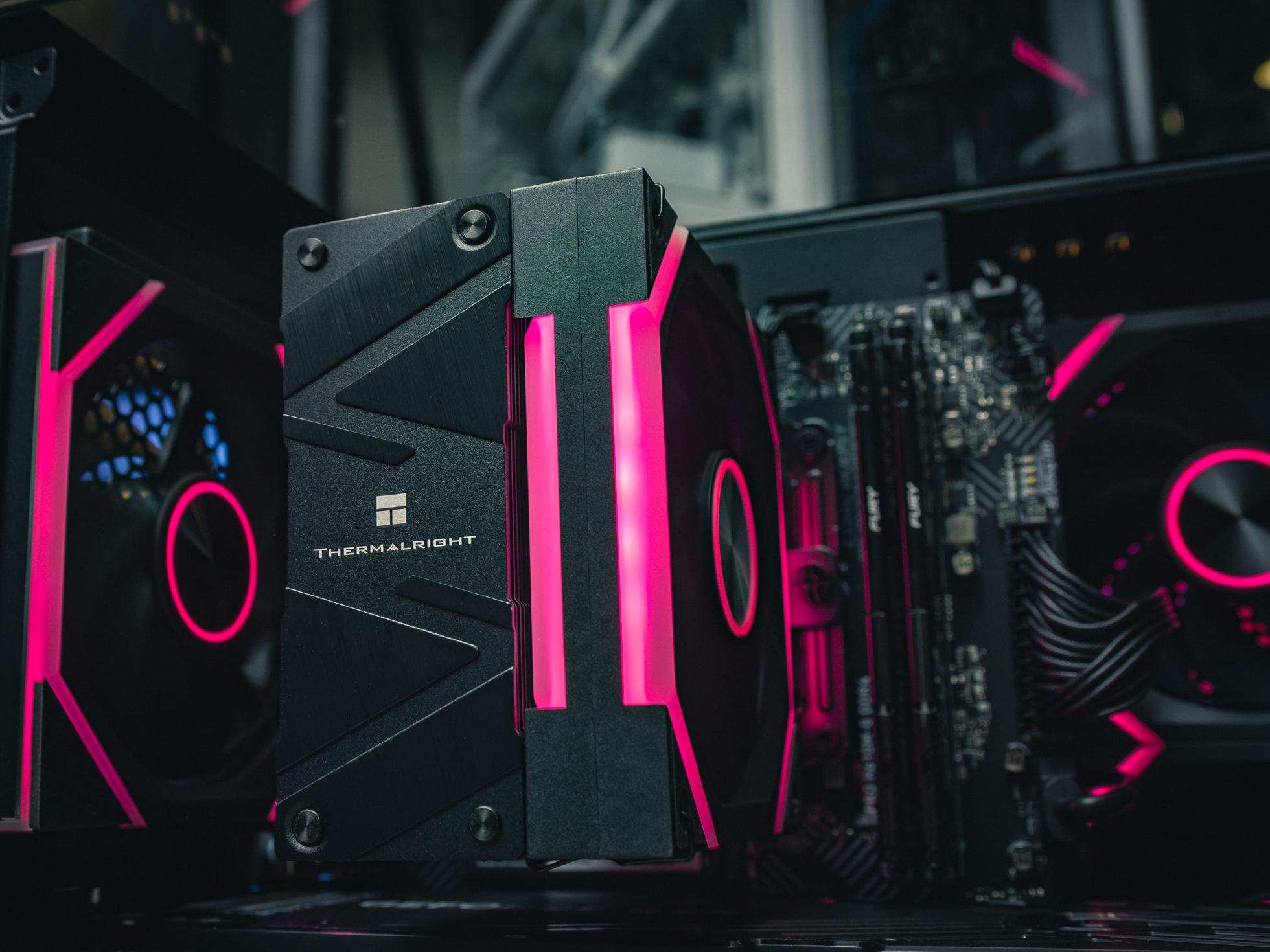 Мощный игровой компьютер в корпусе AOC CG389 Black  на базе процессора Ryzen 5 7500F + RTX 5060