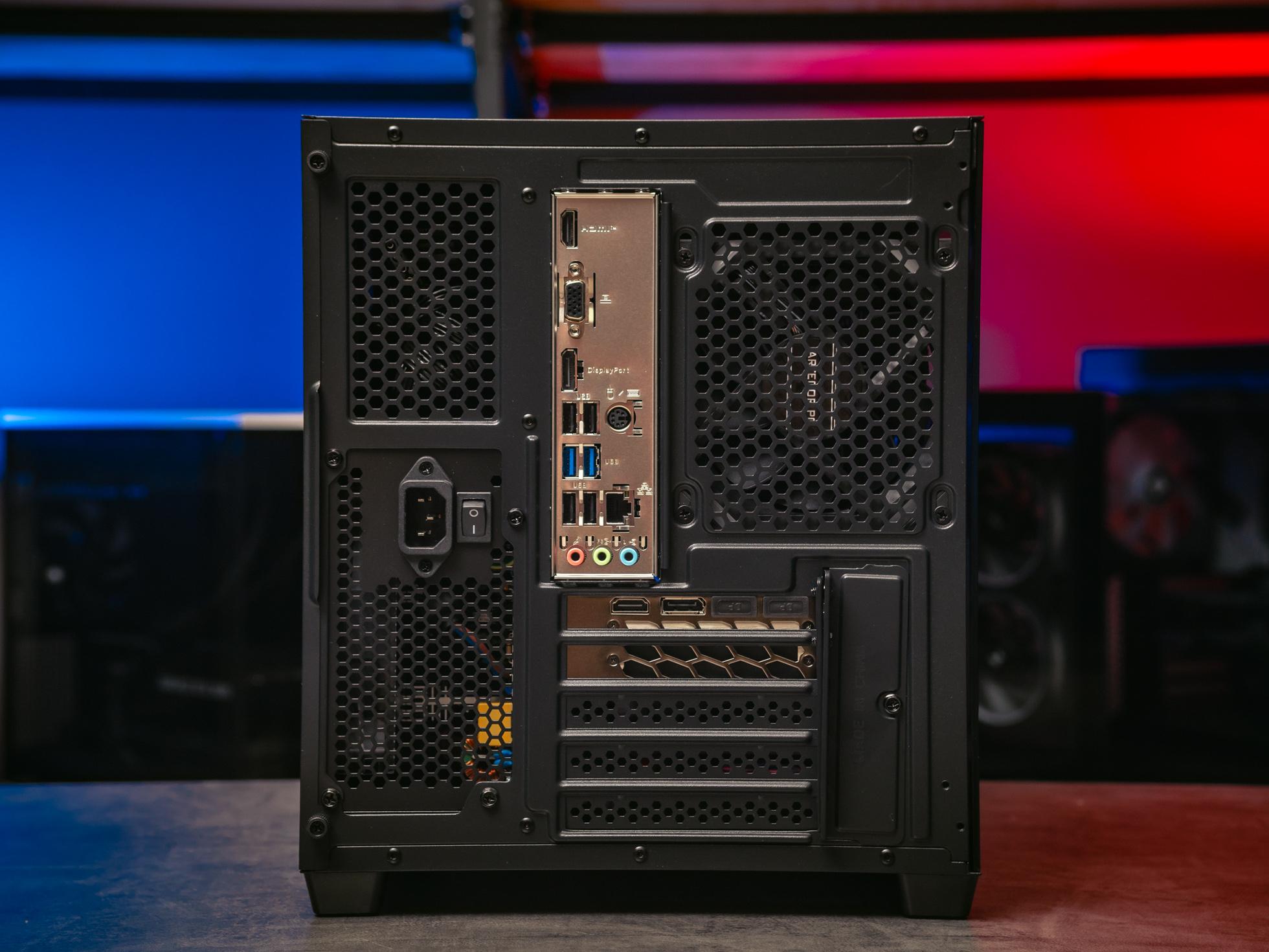 Игровой компьютер в корпусе Ginzzu V120 Black на базе процессора Intel core i5 -13400F и видеокартой RTX 4060 Ti в Custom shop