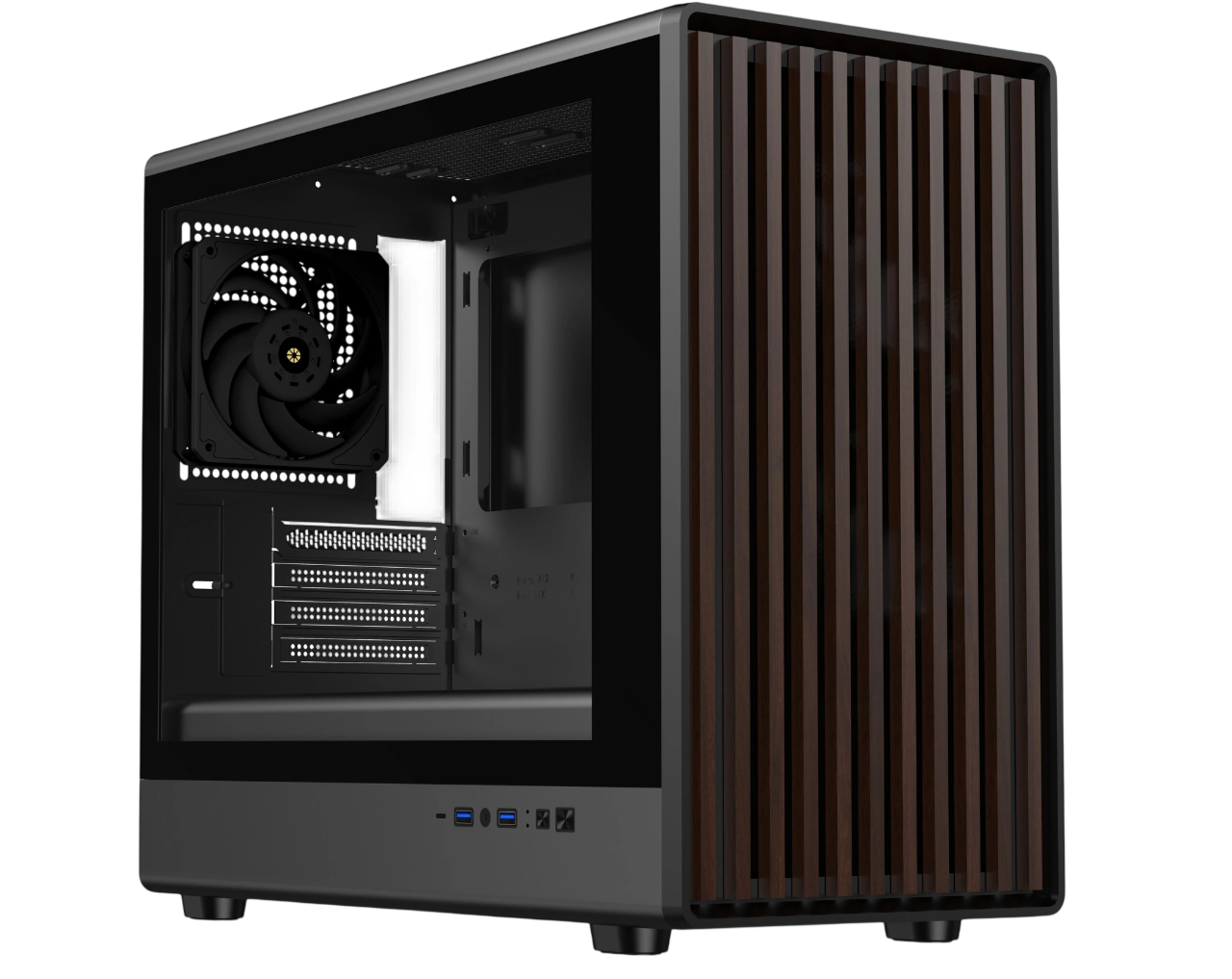 Компьютерный корпус - Ginzzu V120 Black