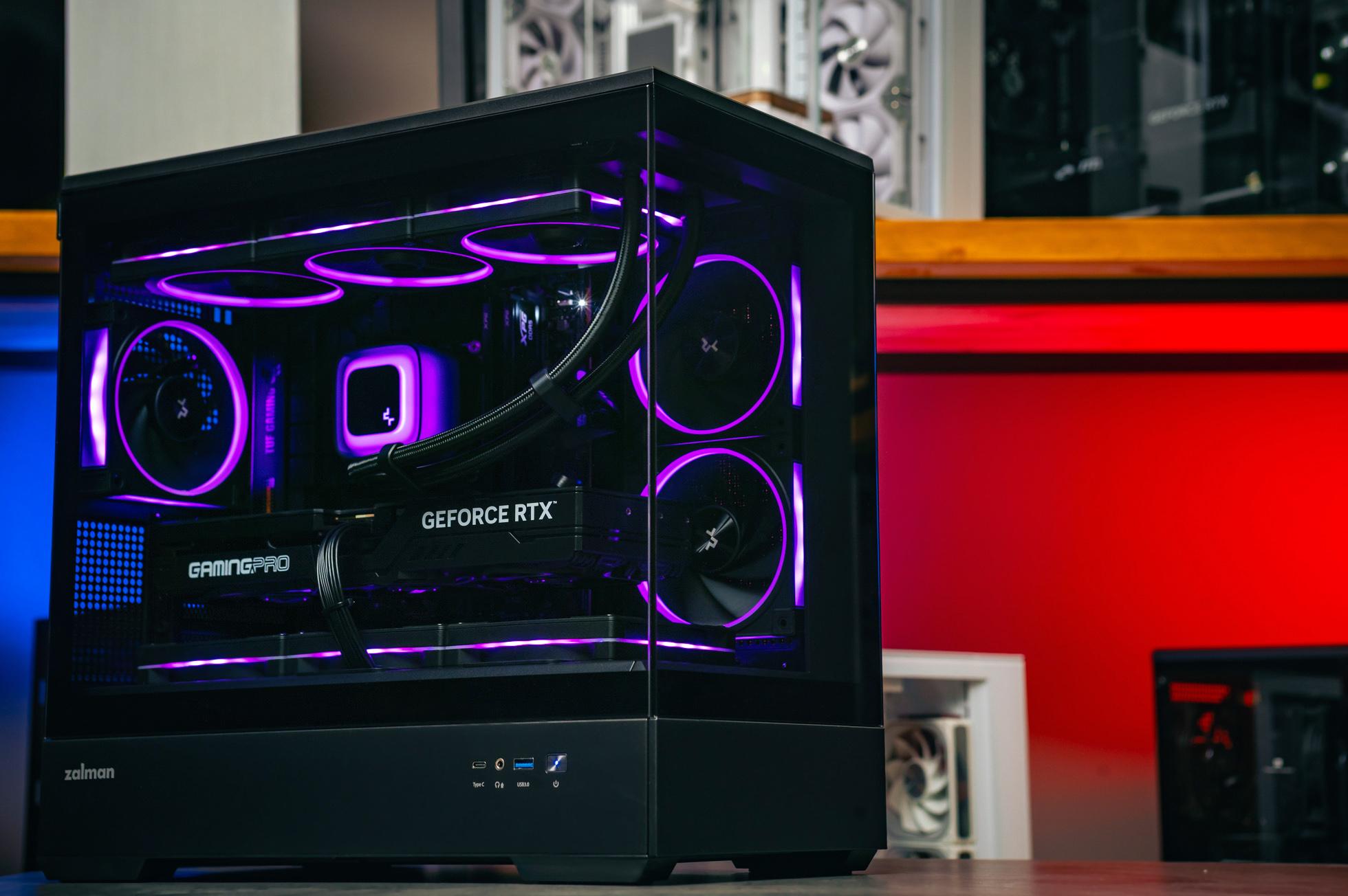 Компьютер в корпусе ZALMAN P30  С Видеокартой RTX 5070 iGame Vulcan