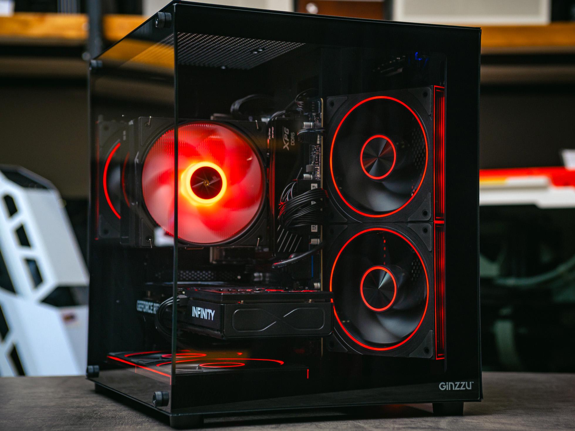  рпусе AOC CG389 Black  на базе процессора Ryzen 5 7500F + RTX 5070