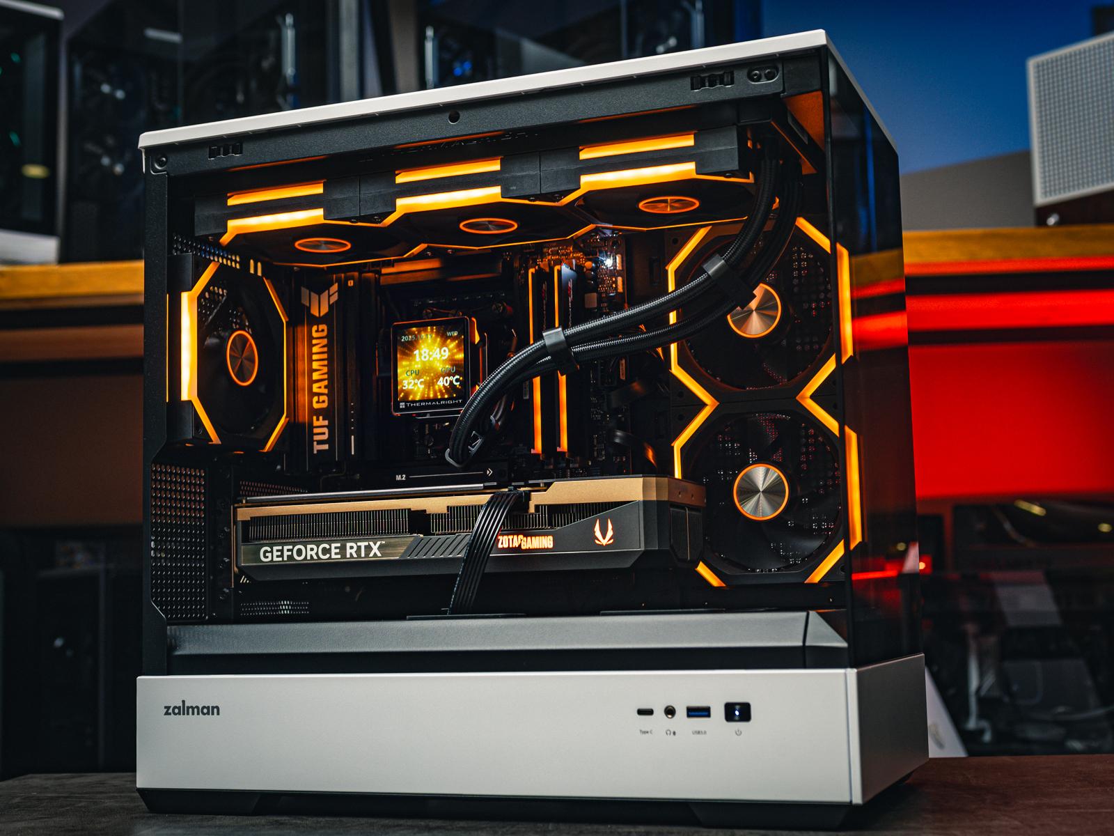 Компьютер в корпусе ZALMAN P30  С Видеокартой RTX 5070 iGame Vulcan