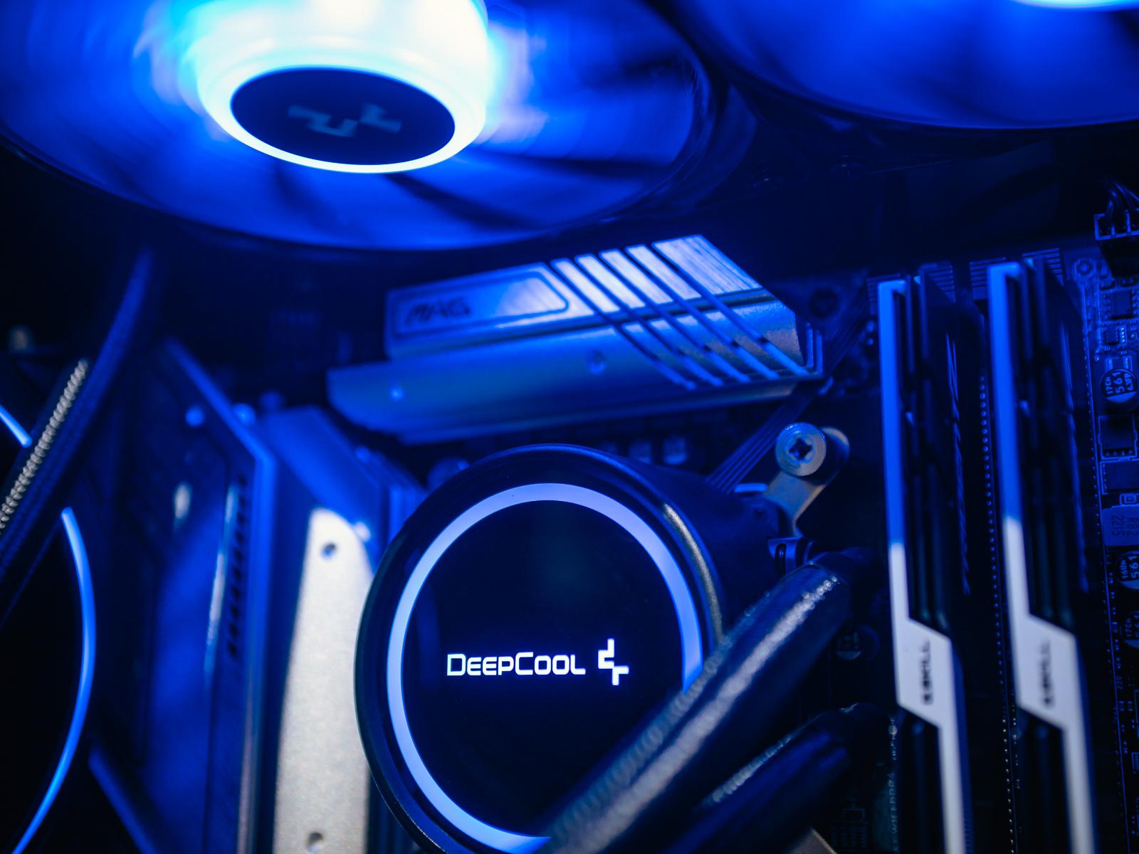 Компьютер в корпусе Deepcool CH370 White  - NOVA 