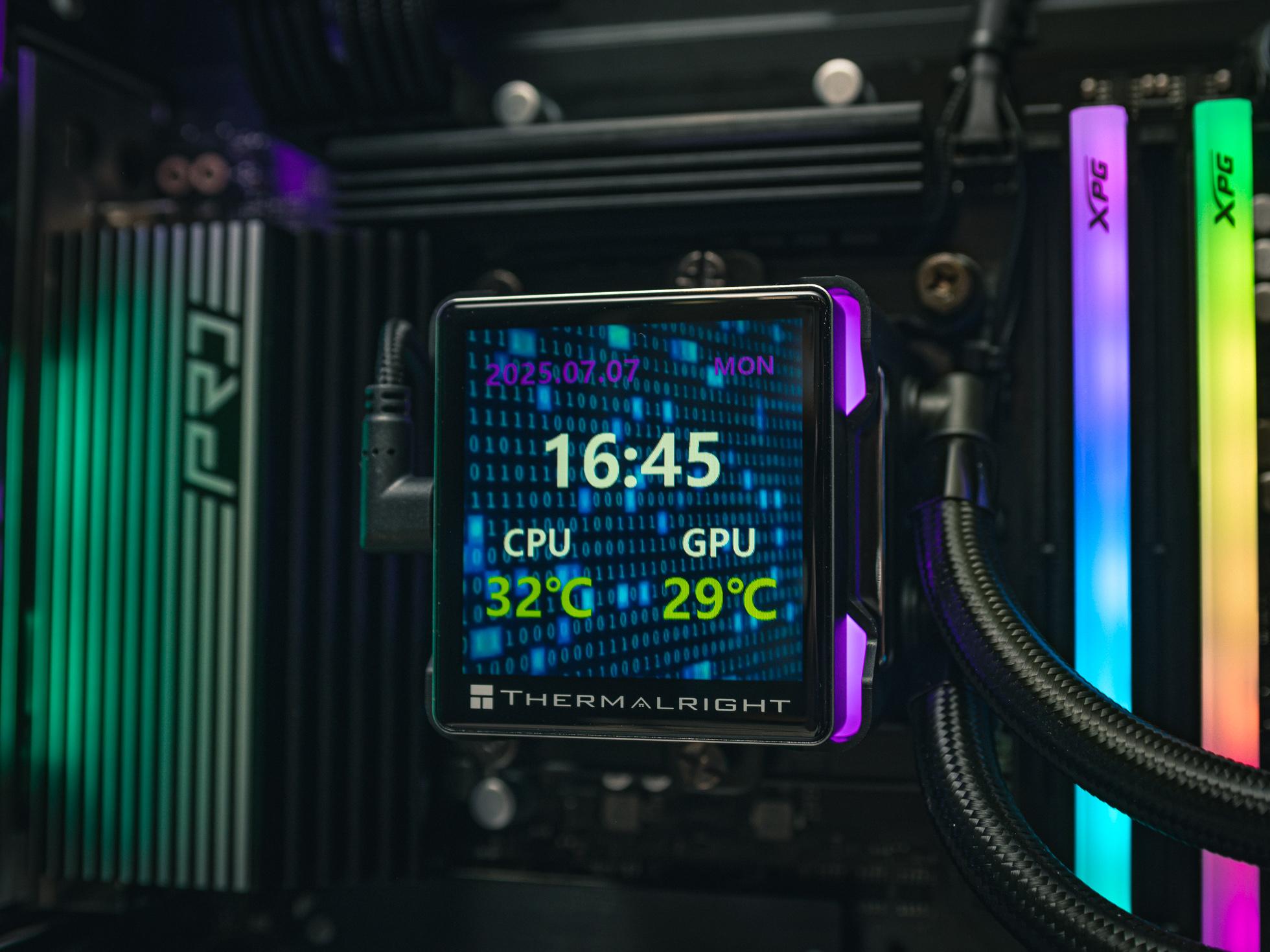 Компьютер в корпусе LIAN LI O11 Vision / 9800X3D / RX 9070XT