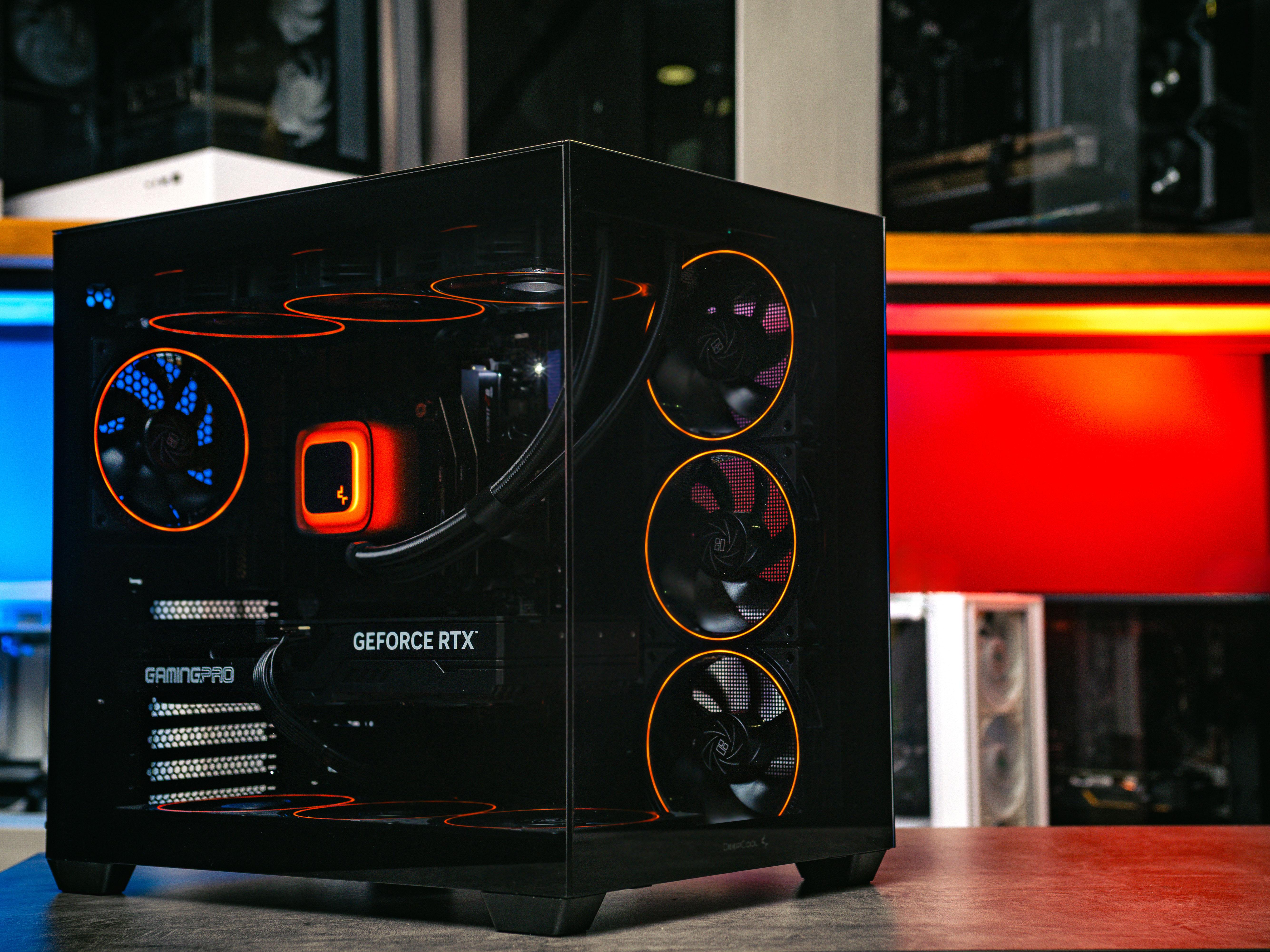 Компьютер в корпусеDeepCool CG530 4F  / 7800X3D / RTX 5070