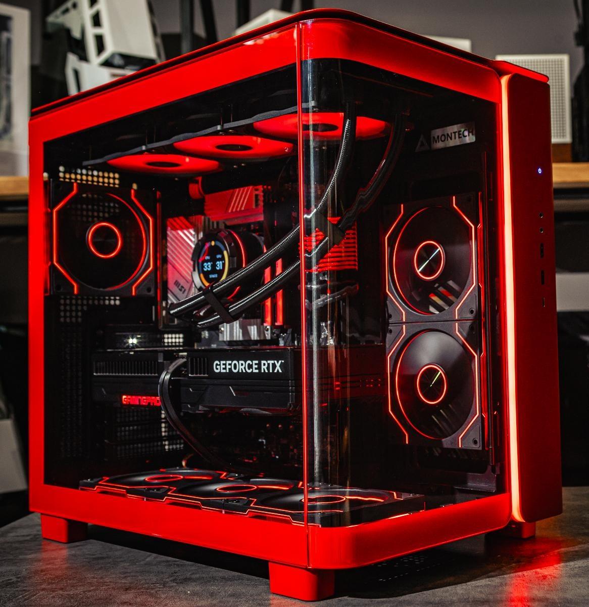 Мощный игровой компьютер в корпусе Montech King 95  в Custom shop