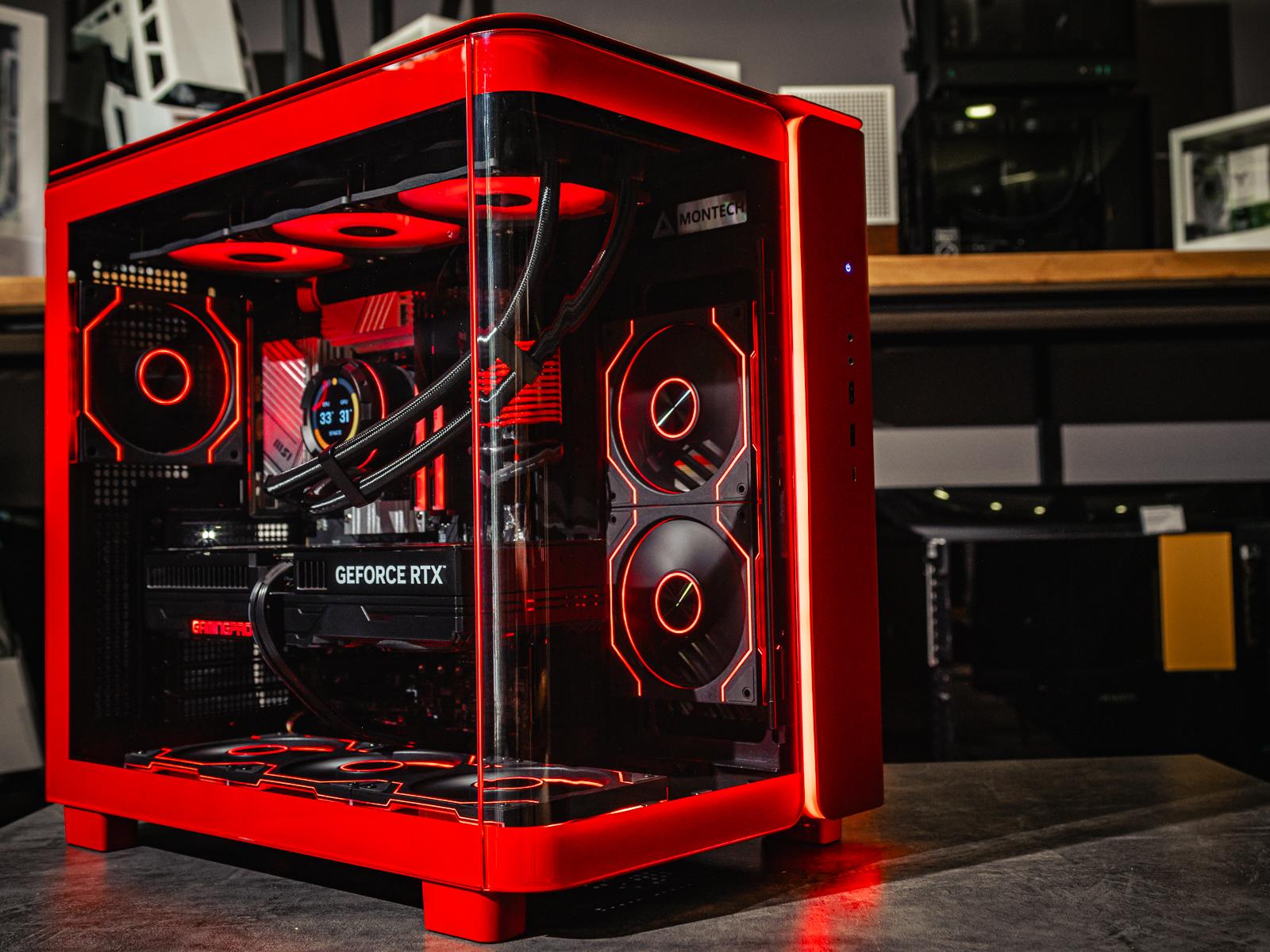 Мощный игровой компьютер в корпусе Montech King 95  в Custom shop