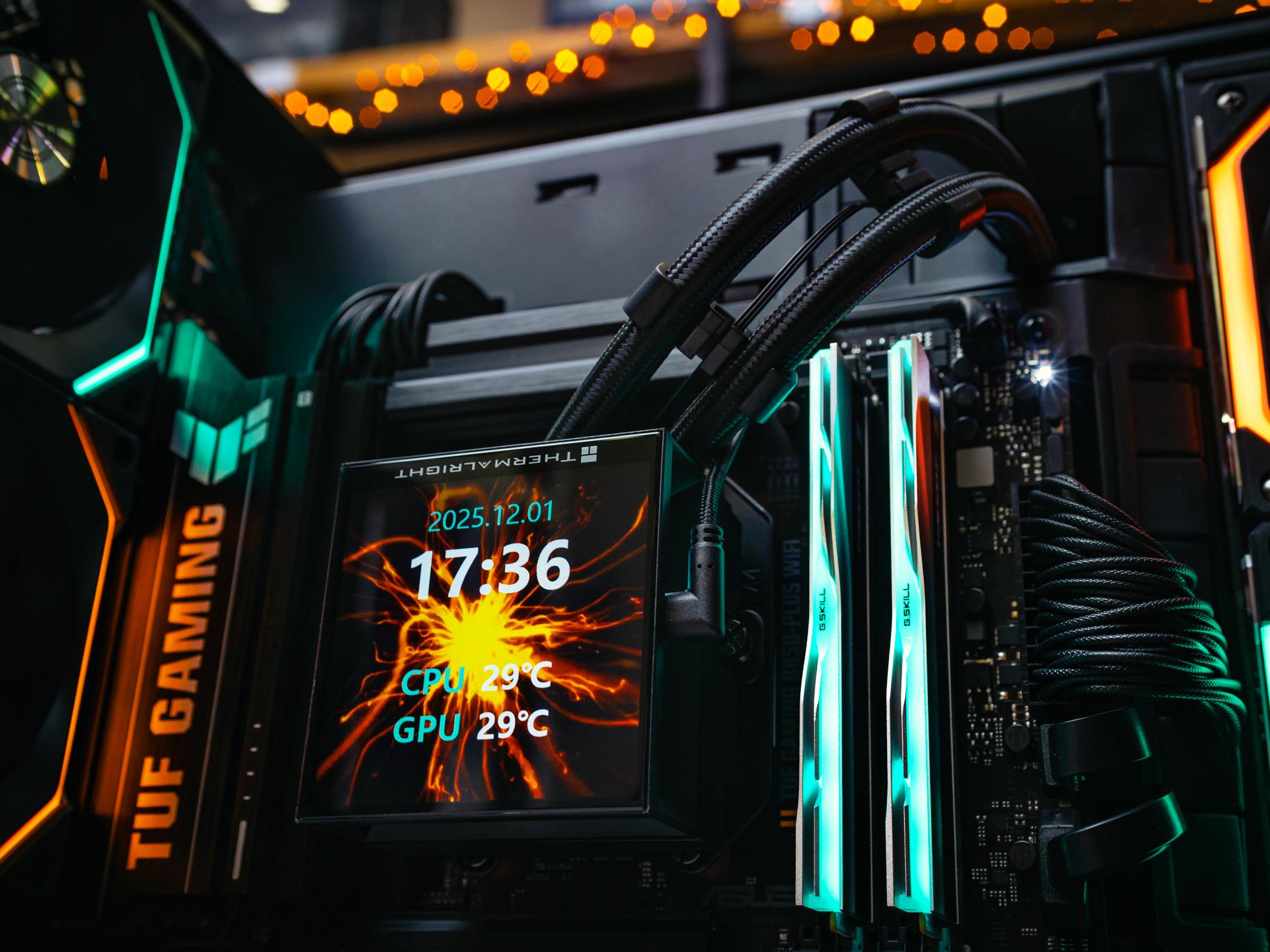 Компьютер в корпусе LIAN LI O11 Vision / 9800X3D / RTX 5080