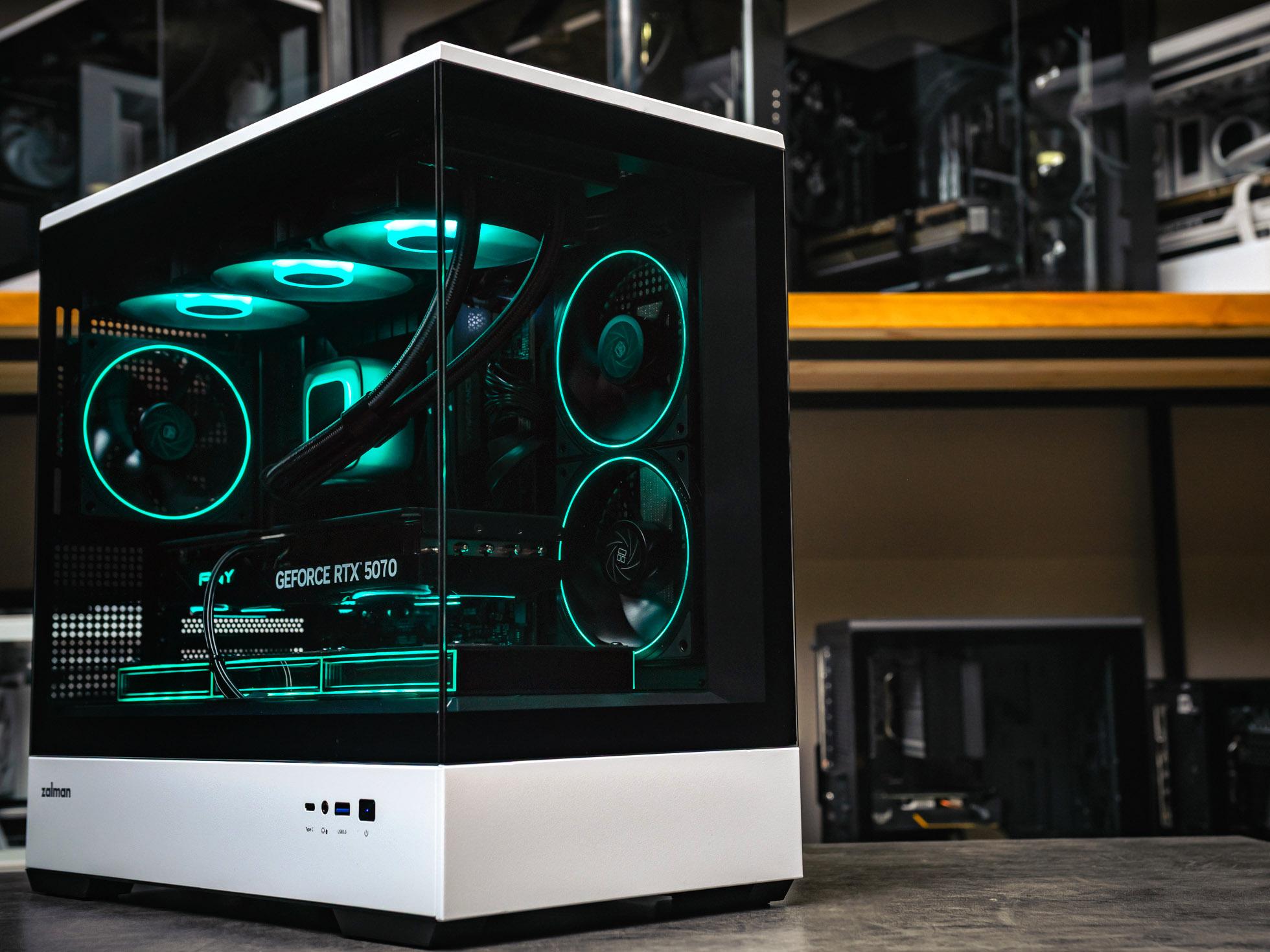 Компьютер в корпусе ZALMAN P30  С Видеокартой RTX 5070 iGame Vulcan