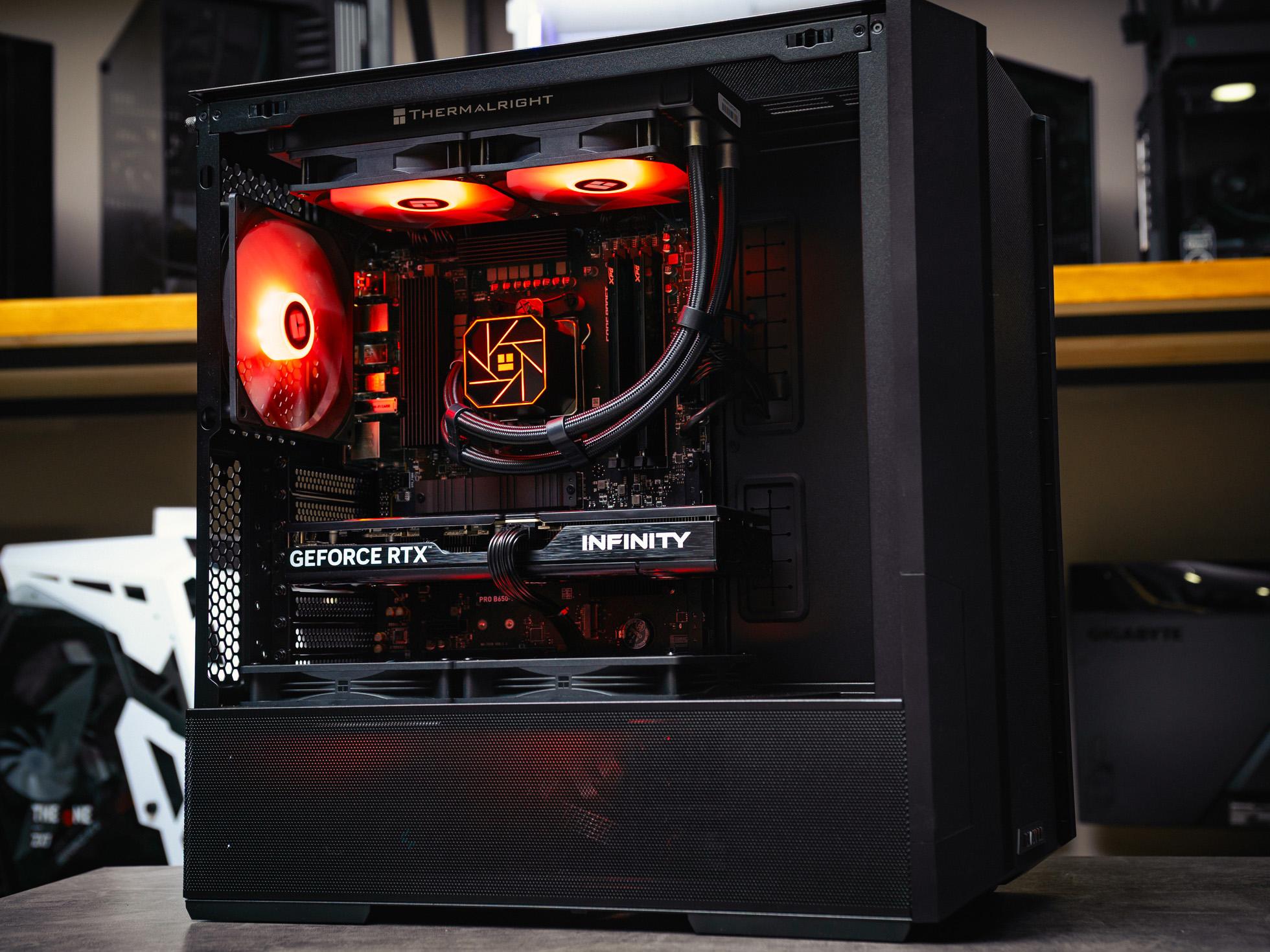 Мощный игровой компьютер в корпусе DeepCool CG530 4F 