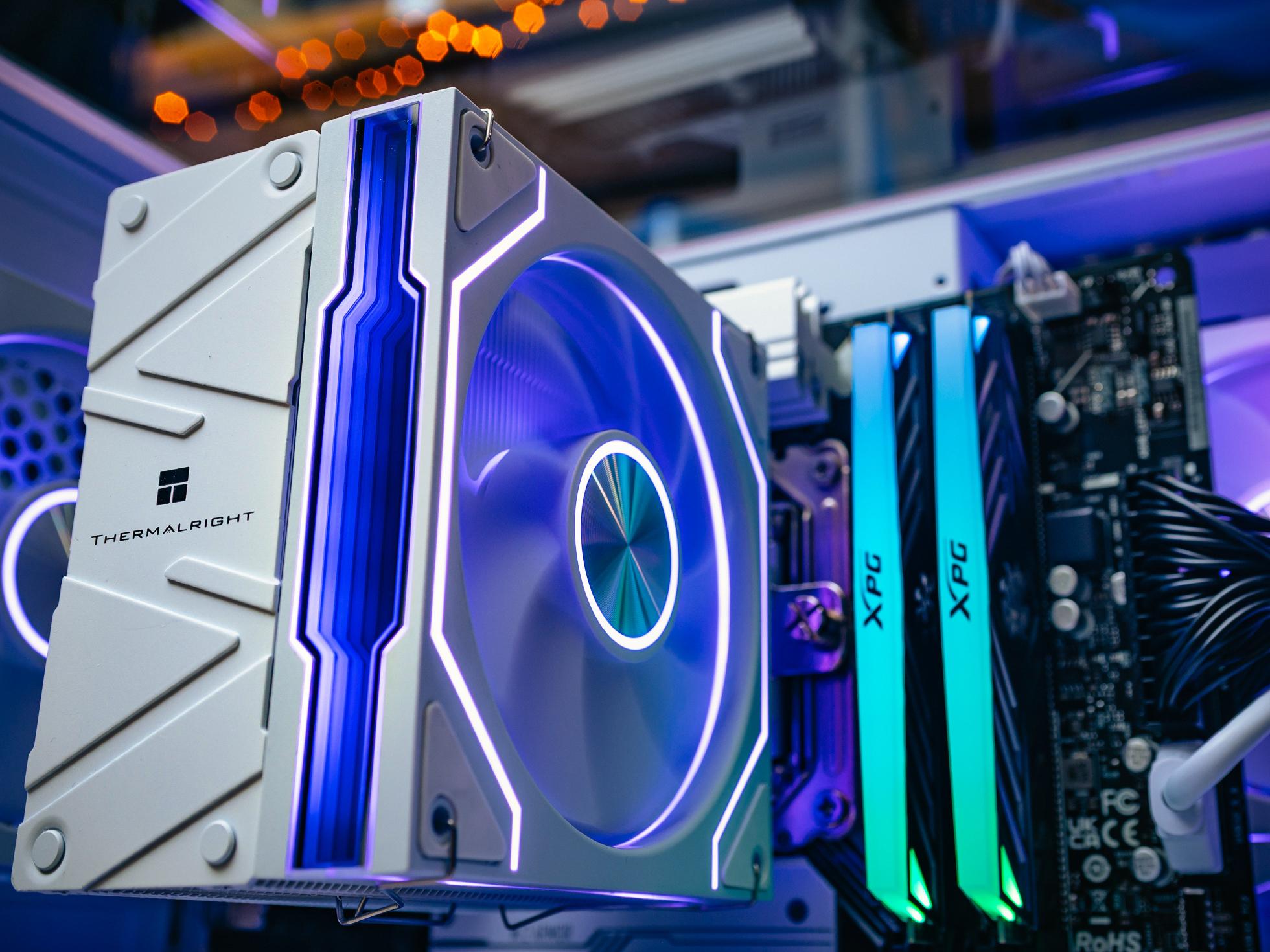 Мощный игровой компьютер в корпусе AOC CG389 Black  на базе процессора Ryzen 5 7500F + RTX 5060