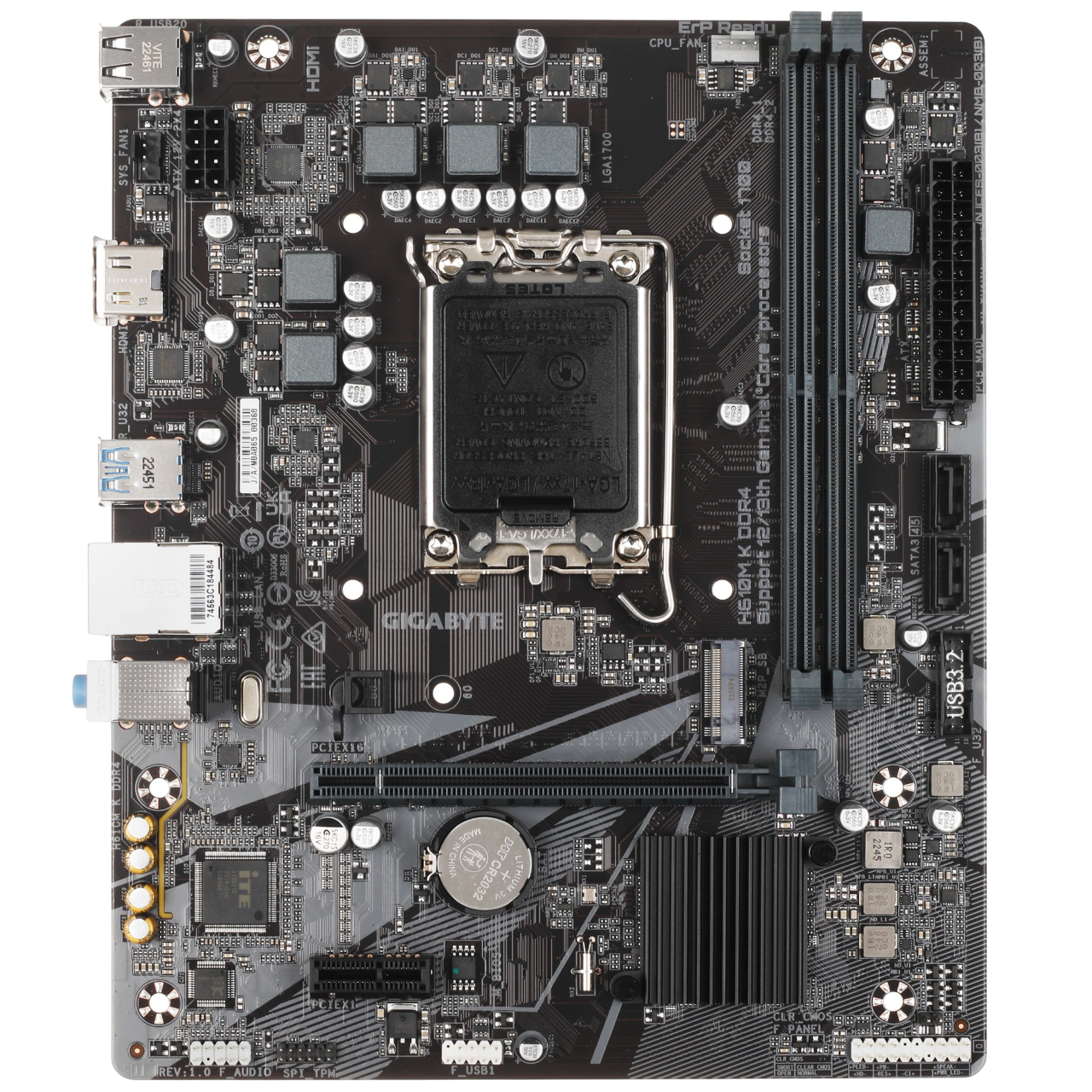 Материнская плата MSI PRO H610M-G 