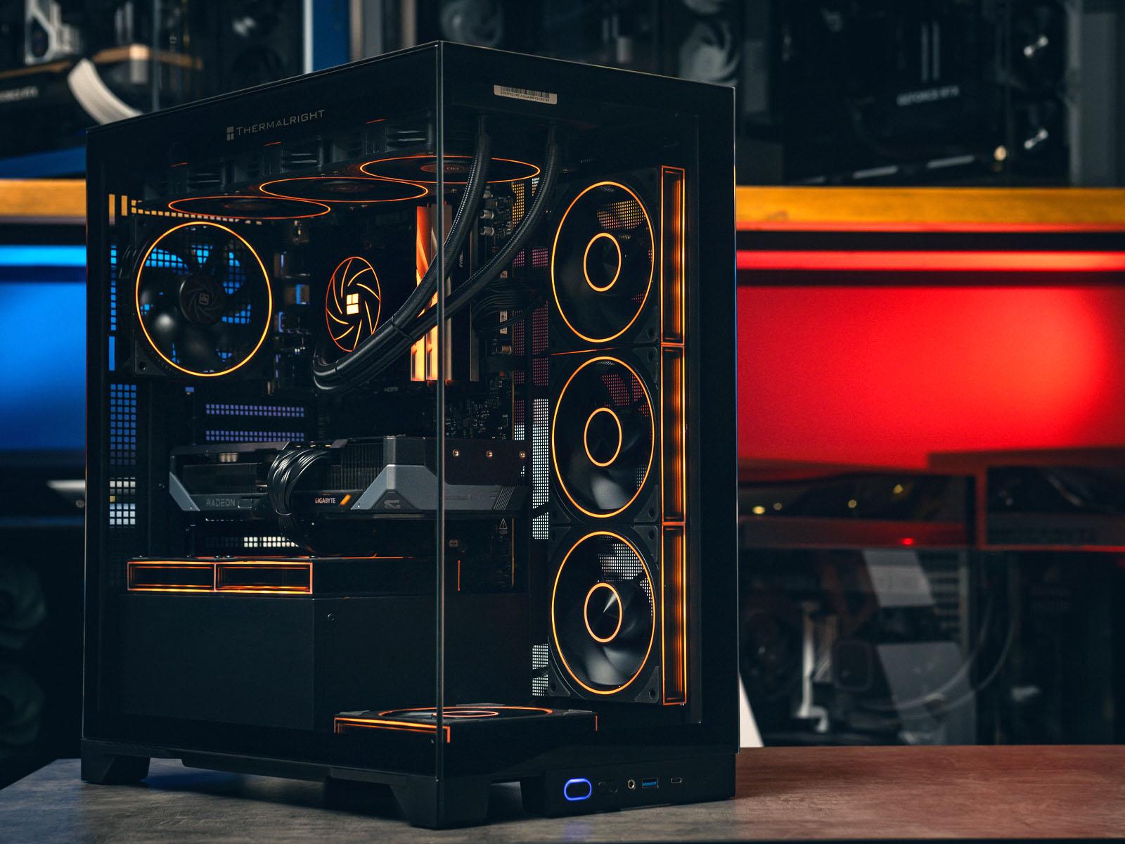 Компьютер в корпусе 1stPlayer Miku Mi8  С Видеокартой RX 9070 XT