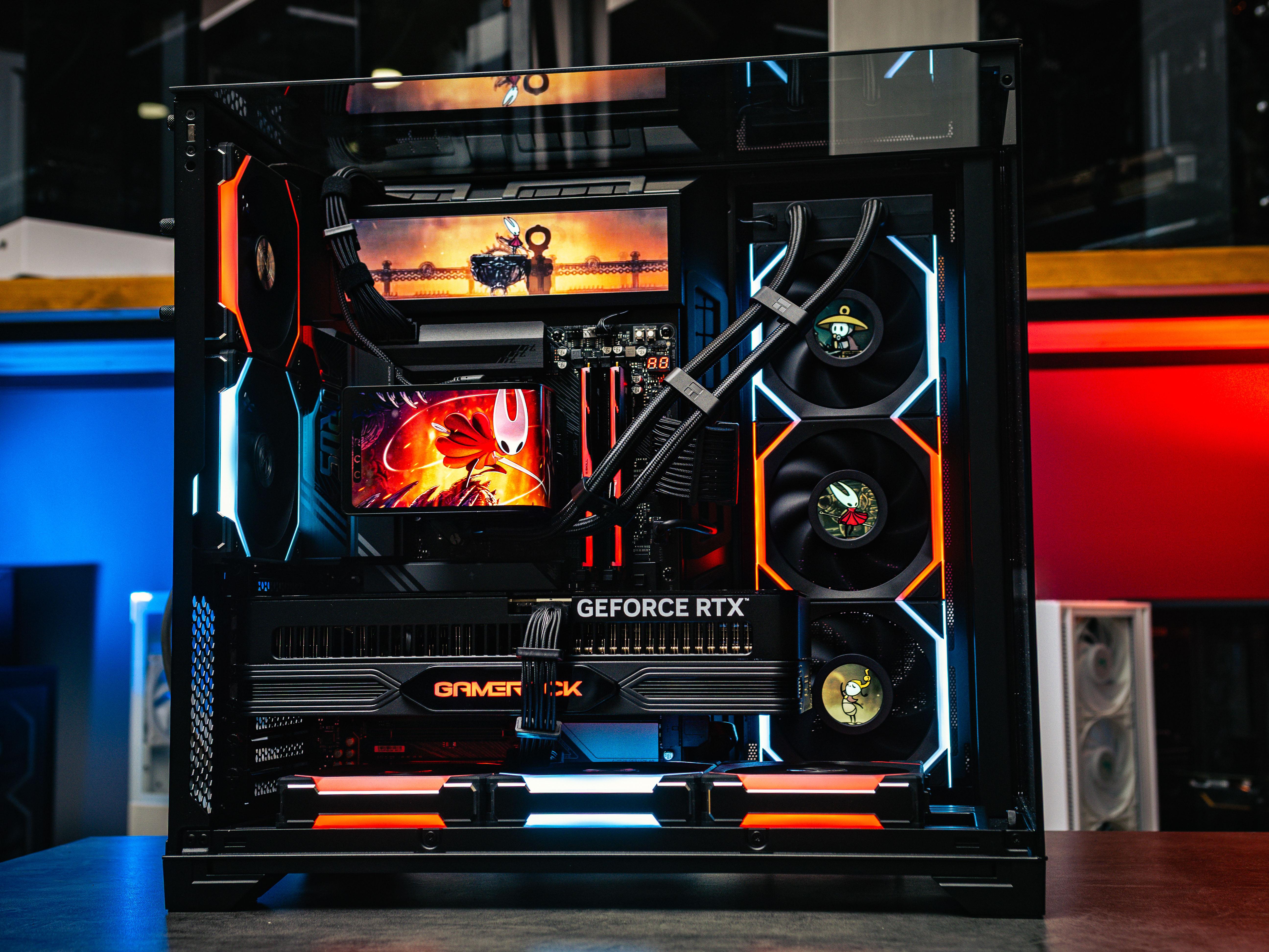 Компьютер в корпусе LIAN LI O11 Vision / 9800X3D / RTX 5080