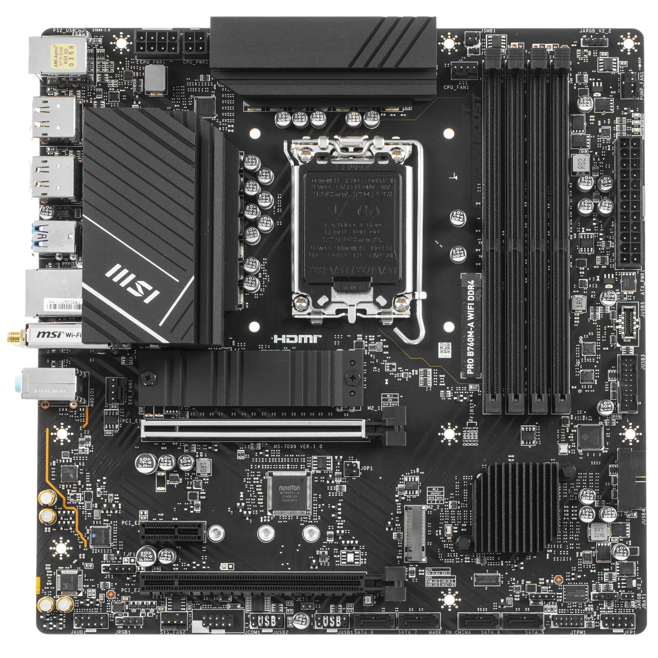 Материнская плата ASRock B760M-HDV/M.2