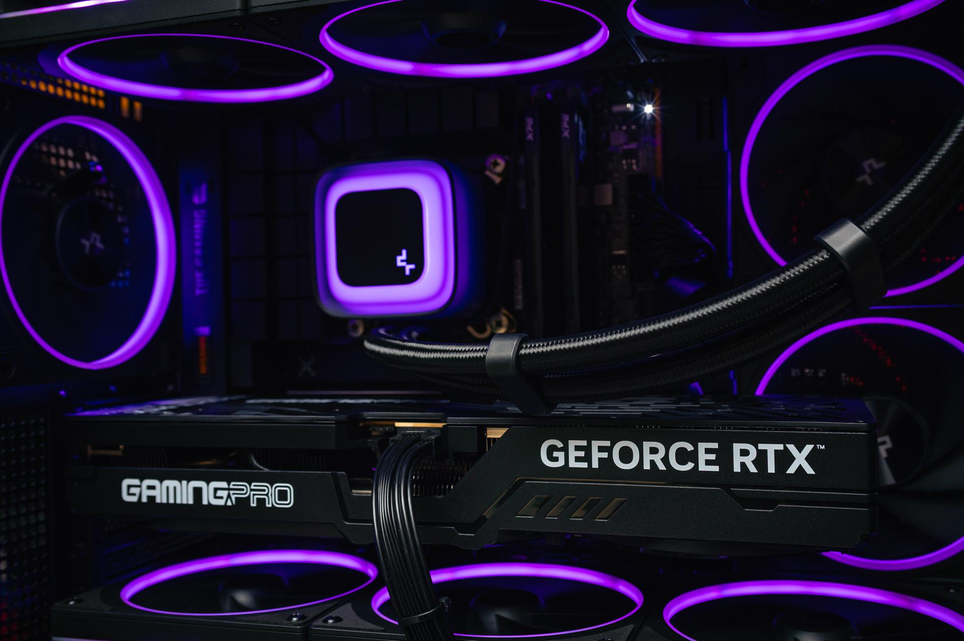 Компьютер в корпусе LIAN LI O11 Vision / 9800X3D / RX 9070XT