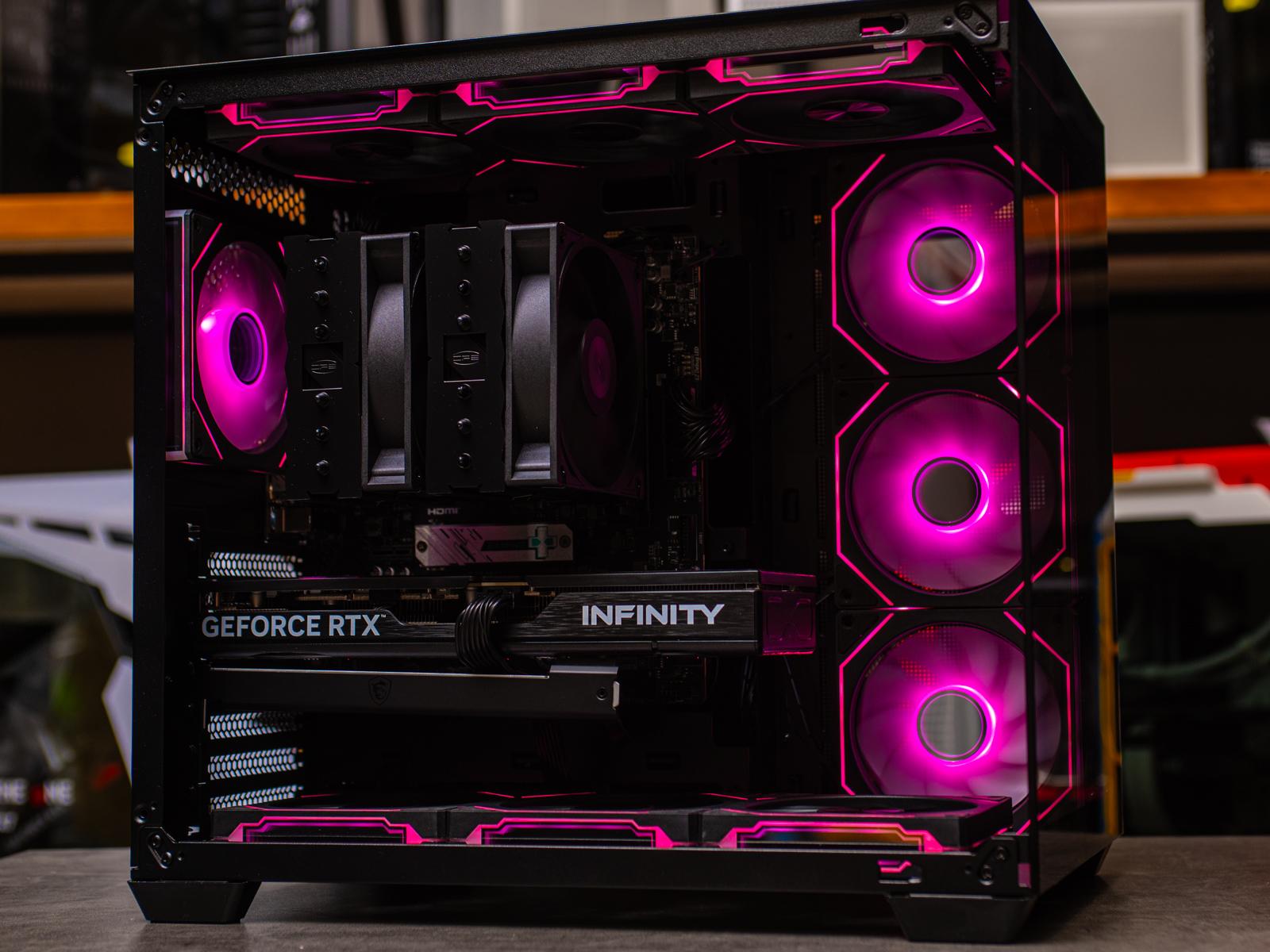 Компьютер в корпусеDeepCool CG530 4F  / 7800X3D / RTX 5070