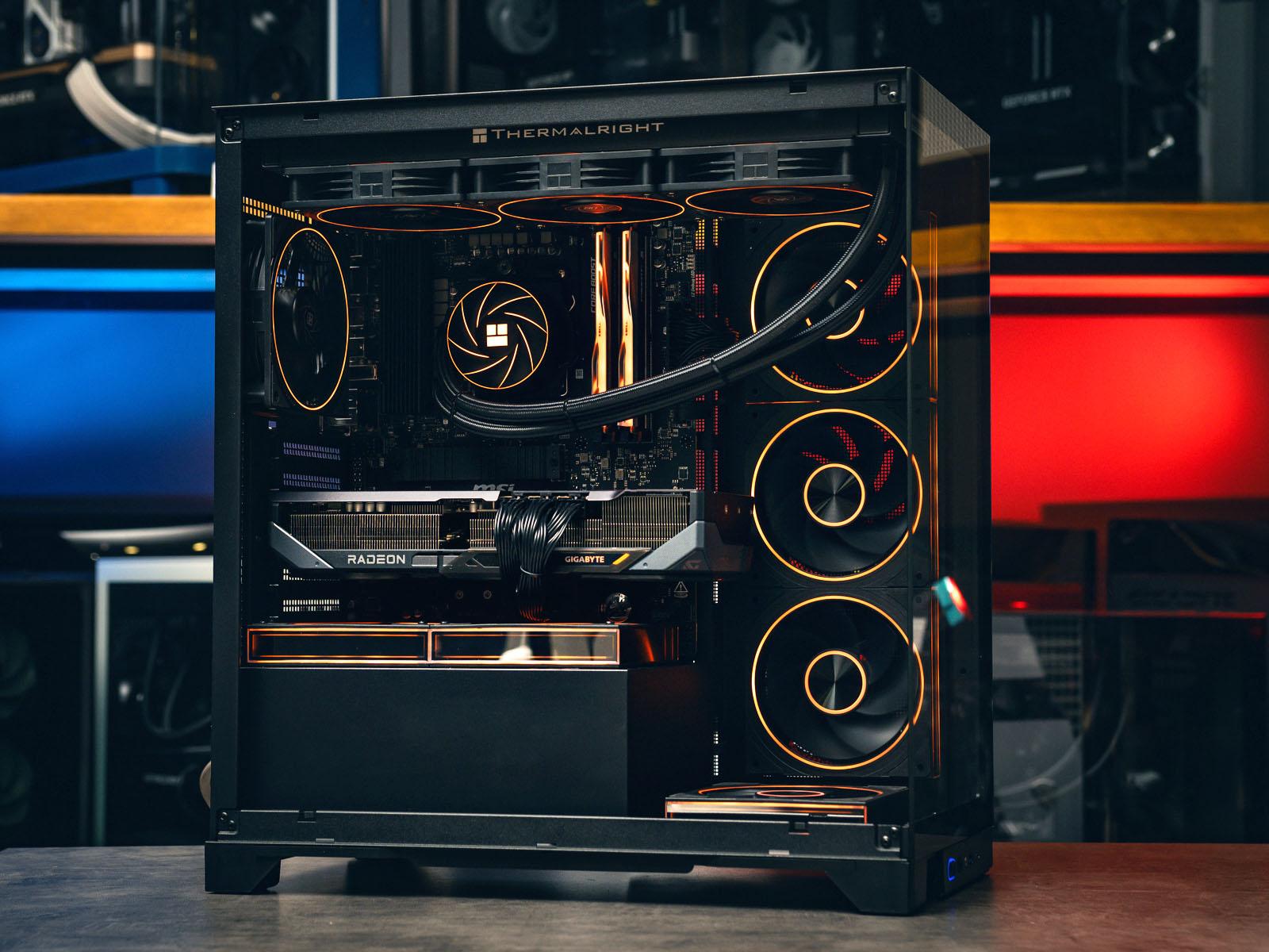 Компьютер в корпусе 1stPlayer Miku Mi8  С Видеокартой RX 9070 XT