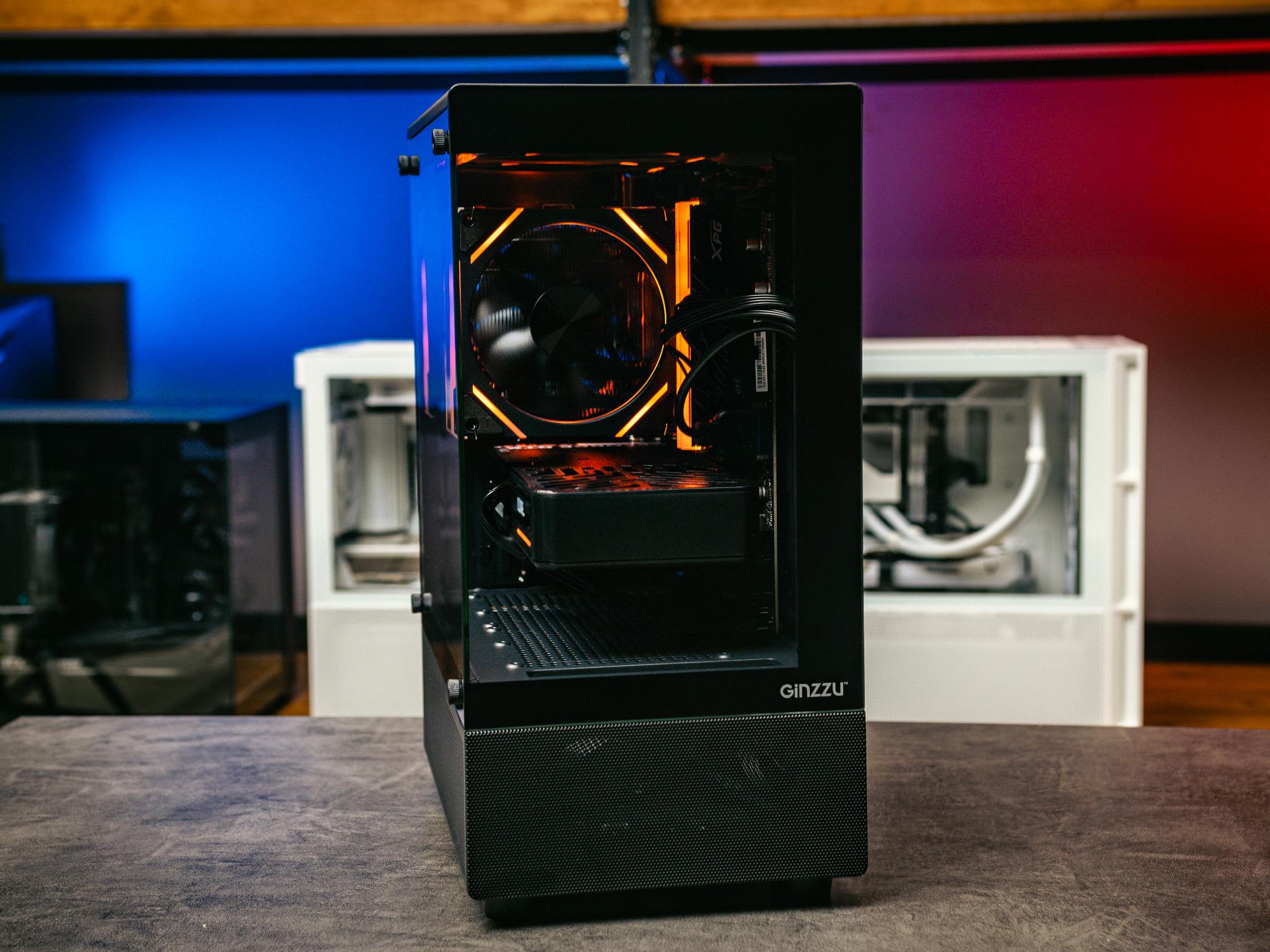 Купить компьютер в корпусе Ginzzu CL410 Black на базе процессора Intel Core i5-12400F и RTX 4060