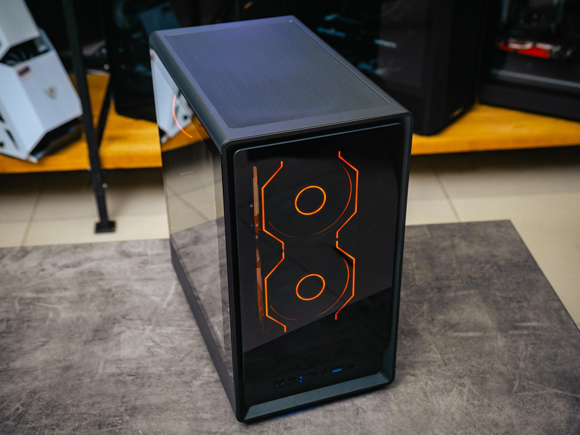 Купить компьютер в корпусе Ginzzu CL410 Black на базе процессора Intel Core i5-12400F и RTX 4060