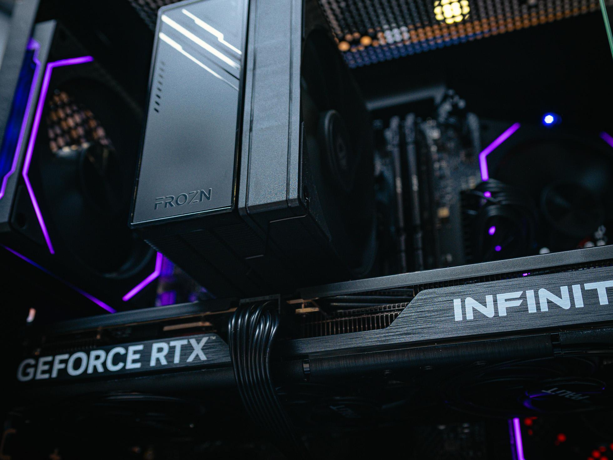 Игровой пк в корпусе Ginzzu  на базе процессора Intel Core i5 14400F + RTX 5060Ti 16Gb