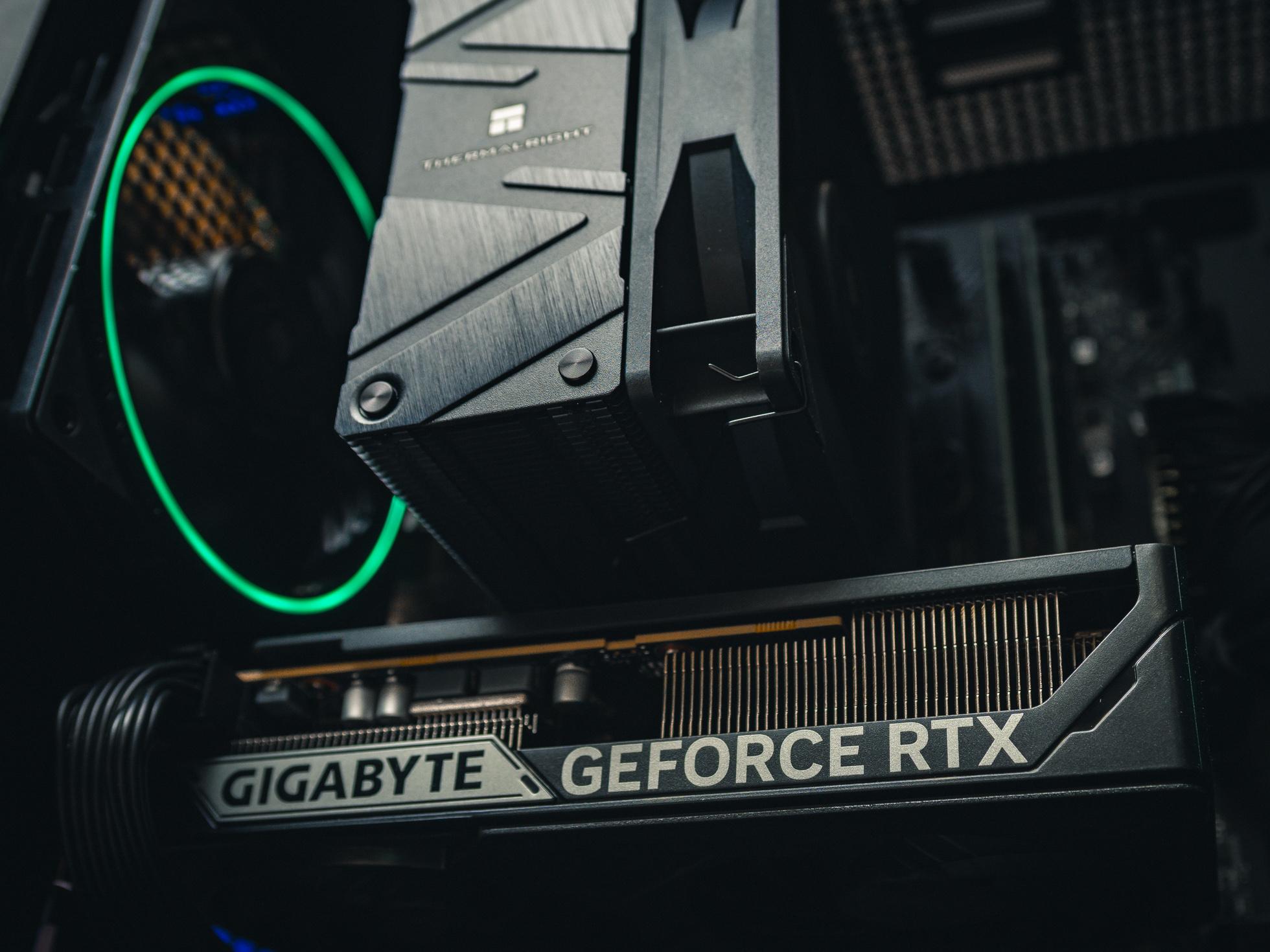 Игровой компьютер в корпусе Ginzzu V120 Black на базе процессора Intel core i5 -13400F и видеокартой RTX 4060 Ti в Custom shop