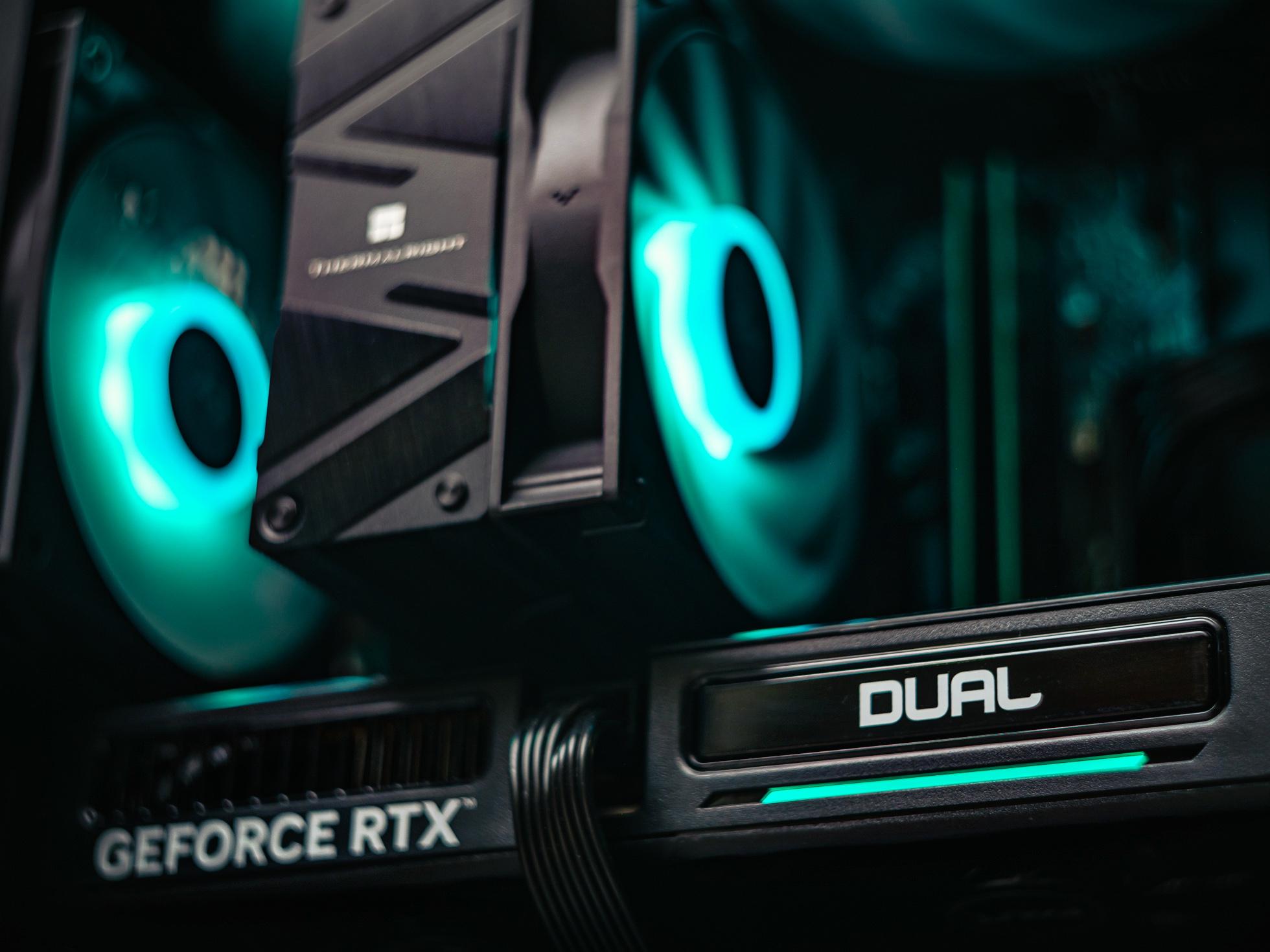 Игровой компьютер в корпусе Ginzzu V120 Black на базе процессора Intel core i5 -13400F и видеокартой RTX 4060 Ti в Custom shop