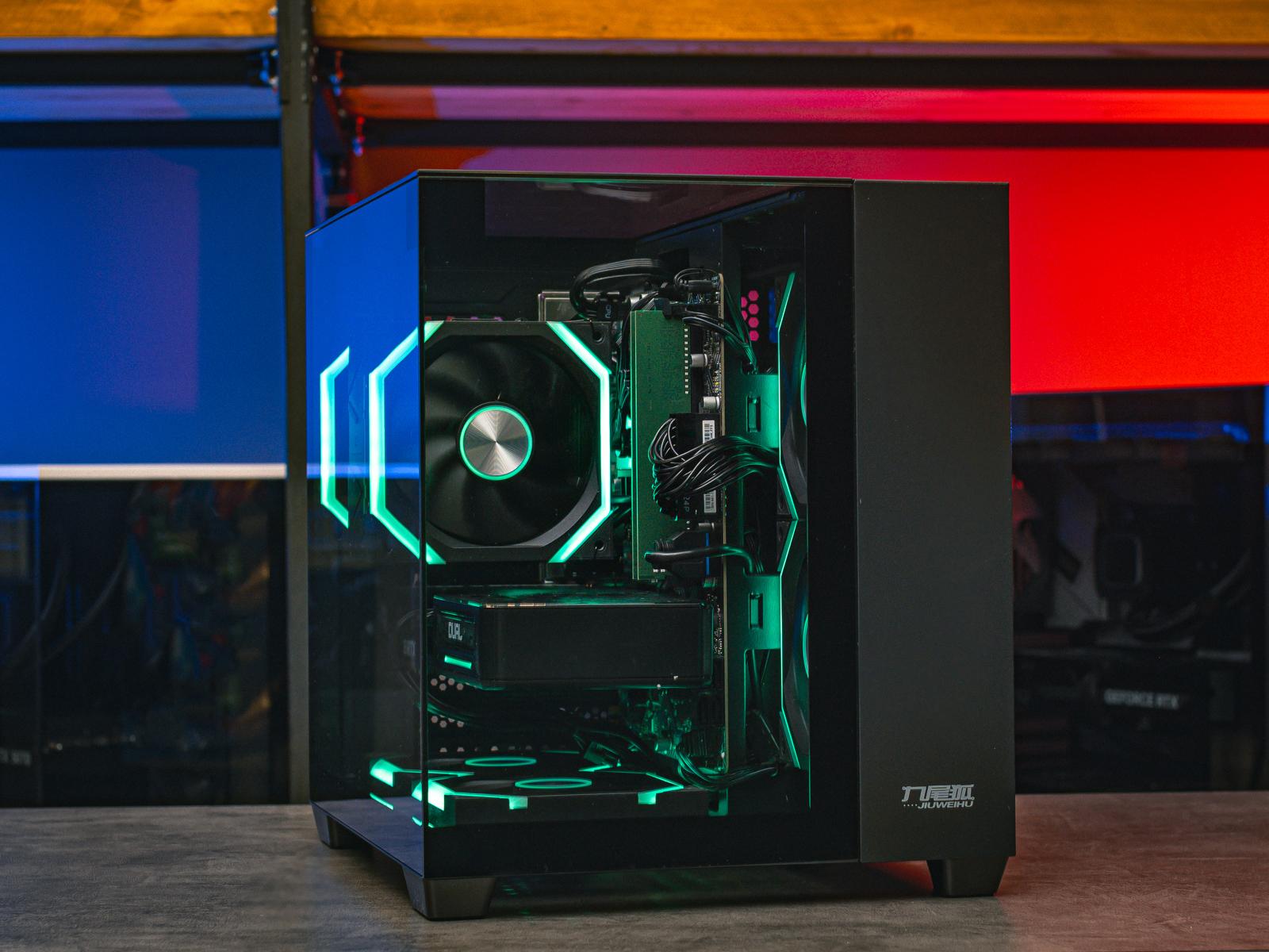 Мощный игровой компьютер в корпусе AOC CG389 Black  на базе процессора Ryzen 5 7500F + RTX 5060