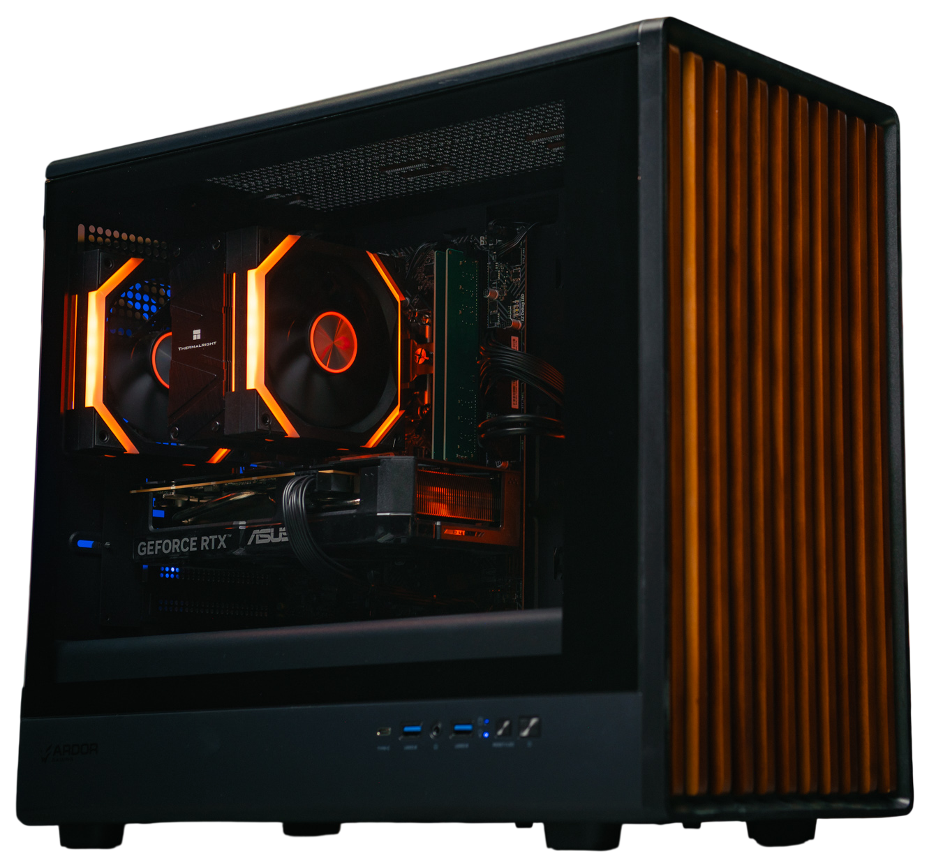 Компьютерный корпус - Ginzzu V120 Black