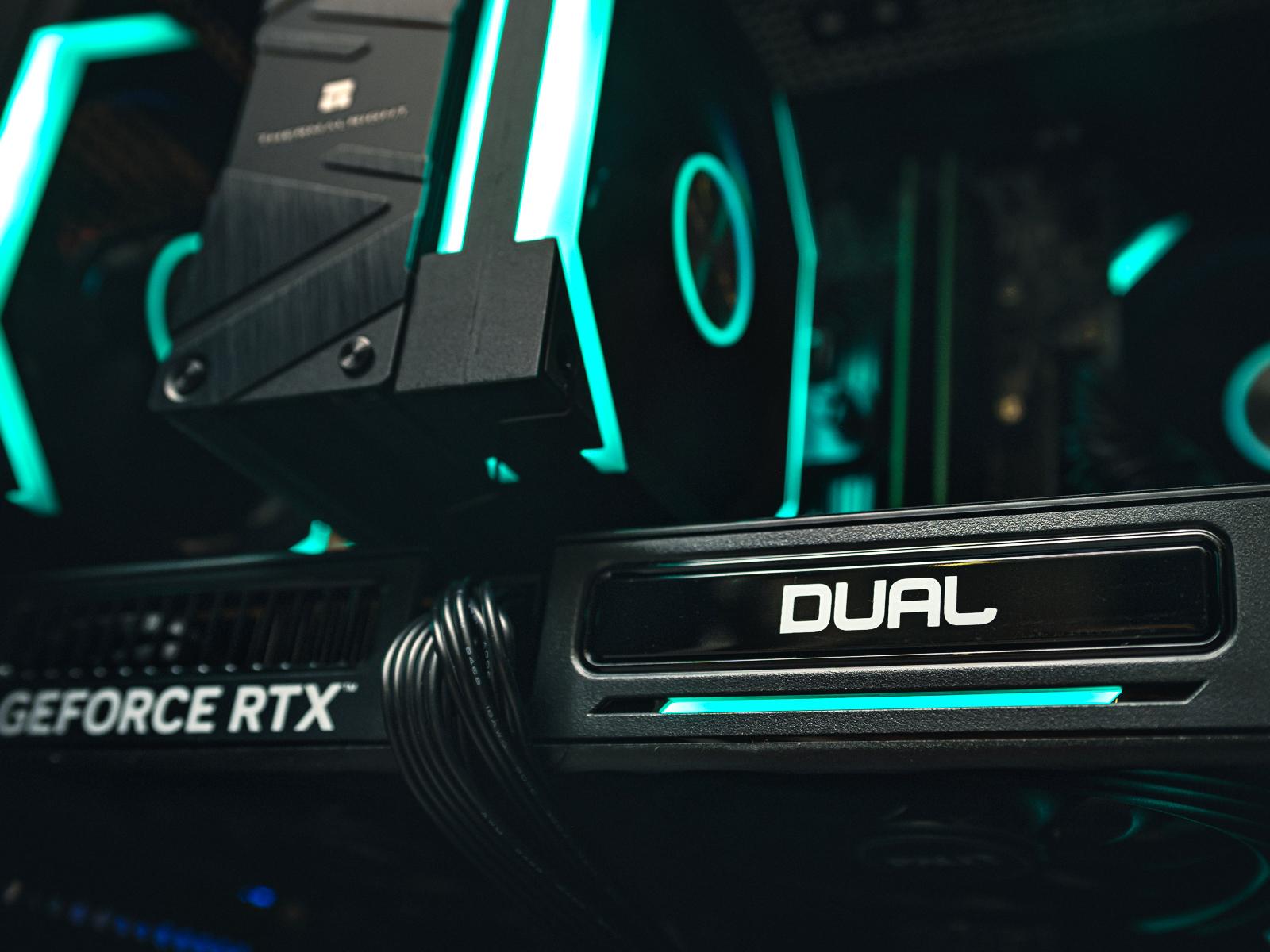 Мощный игровой компьютер в корпусе AOC CG389 Black  на базе процессора Ryzen 5 7500F + RTX 5060