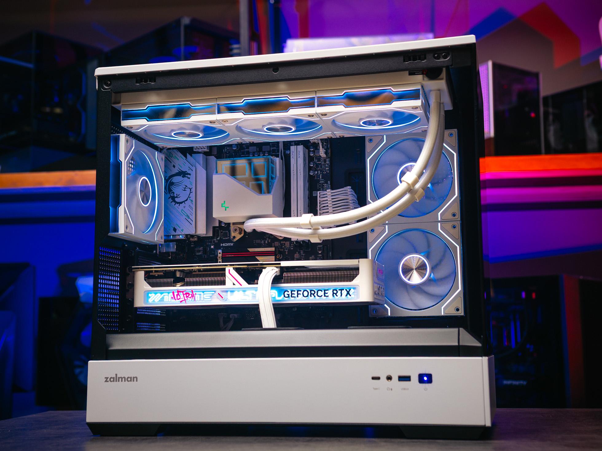 Компьютер в корпусе ZALMAN P30  С Видеокартой RTX 5070 iGame Vulcan