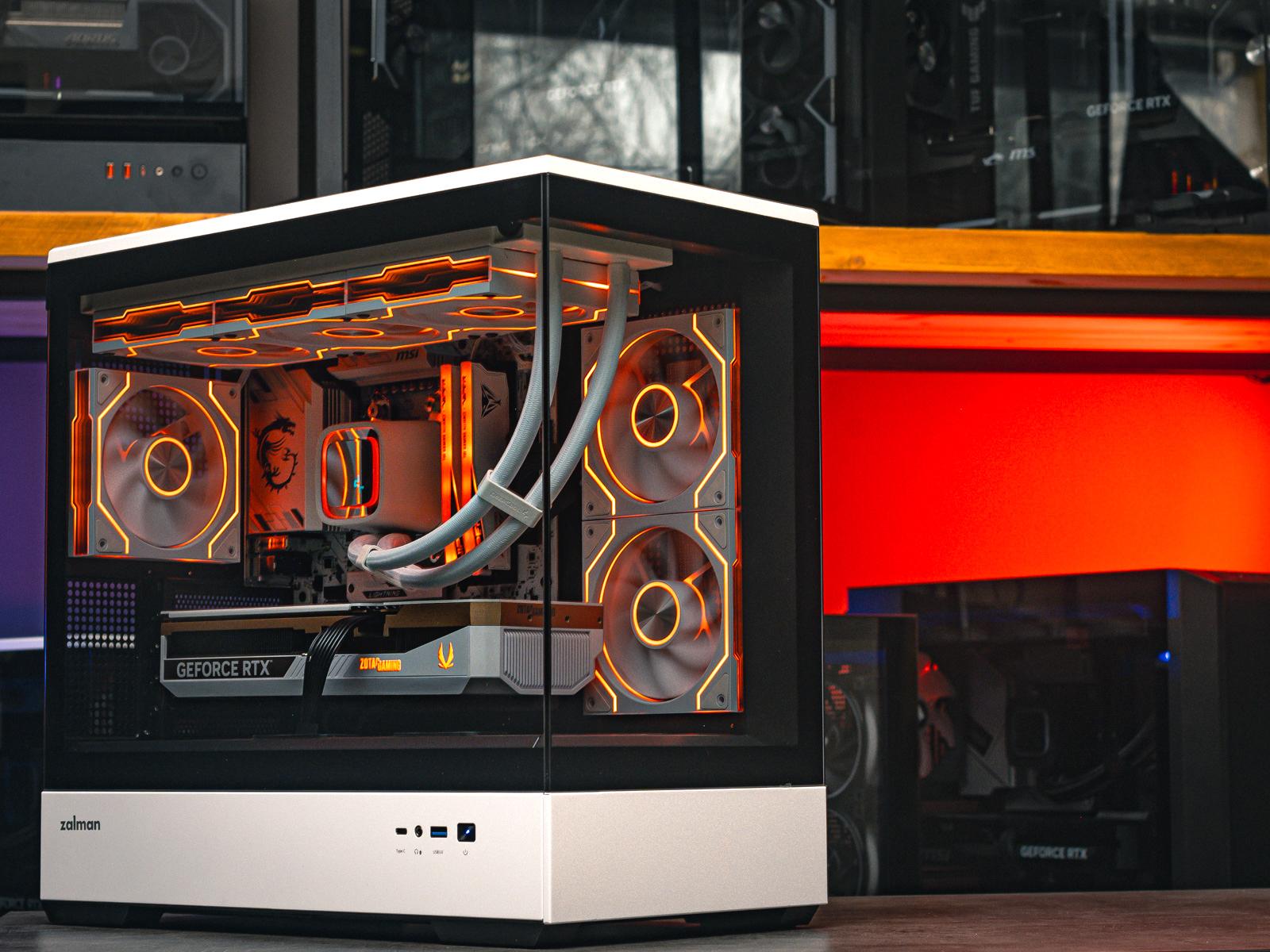 Компьютер в корпусе ZALMAN P30  С Видеокартой RTX 5070 iGame Vulcan