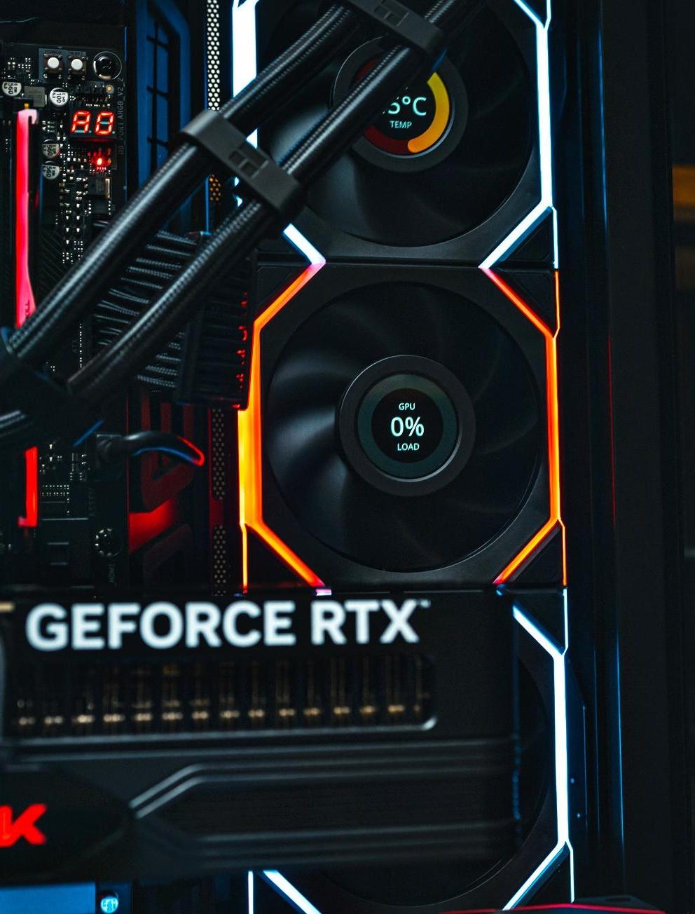 Компьютер в корпусе LIAN LI O11 Vision / 9800X3D / RTX 5080