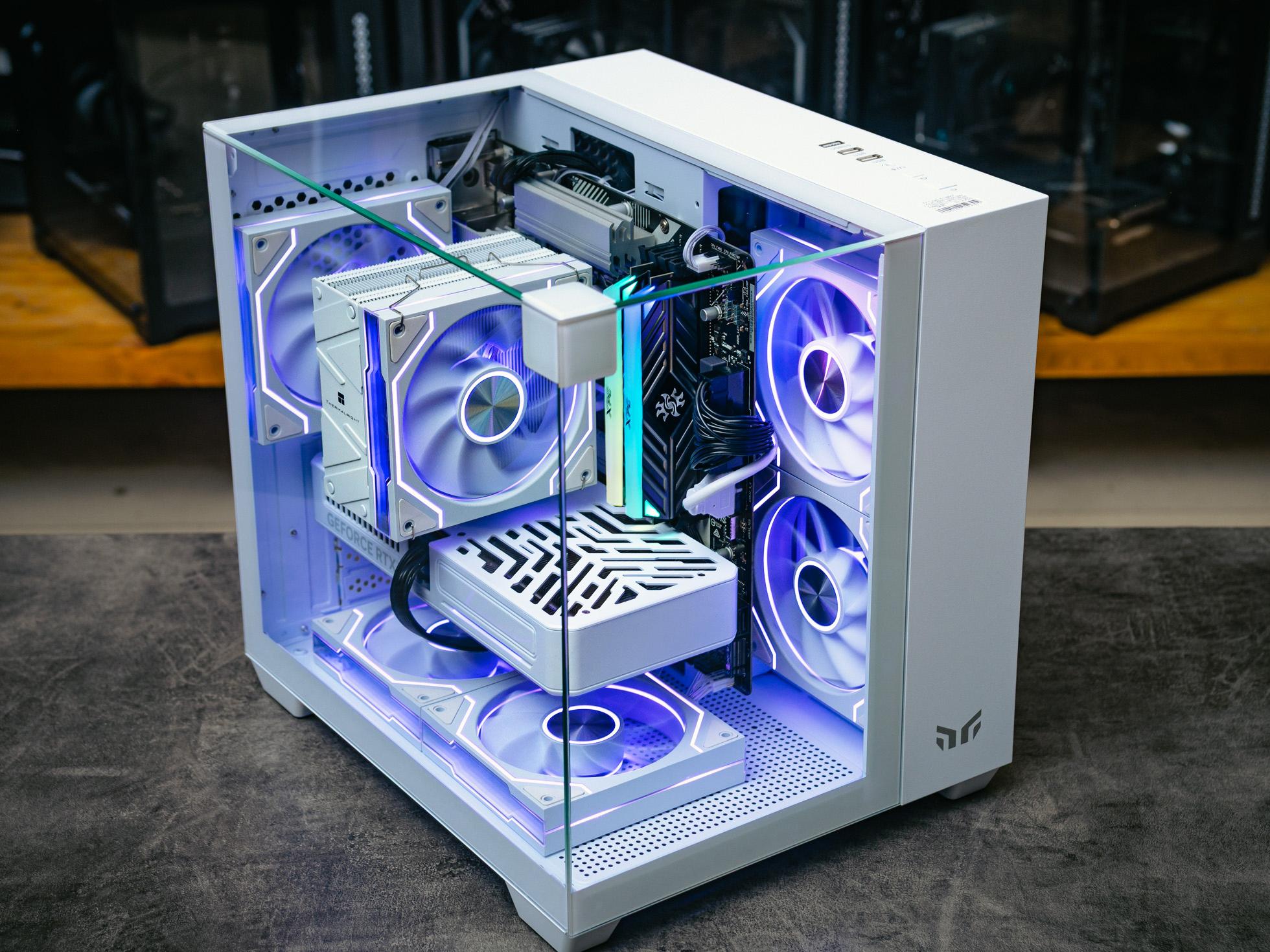 Мощный игровой компьютер в корпусе AOC CG389 Black  на базе процессора Ryzen 5 7500F + RTX 5060