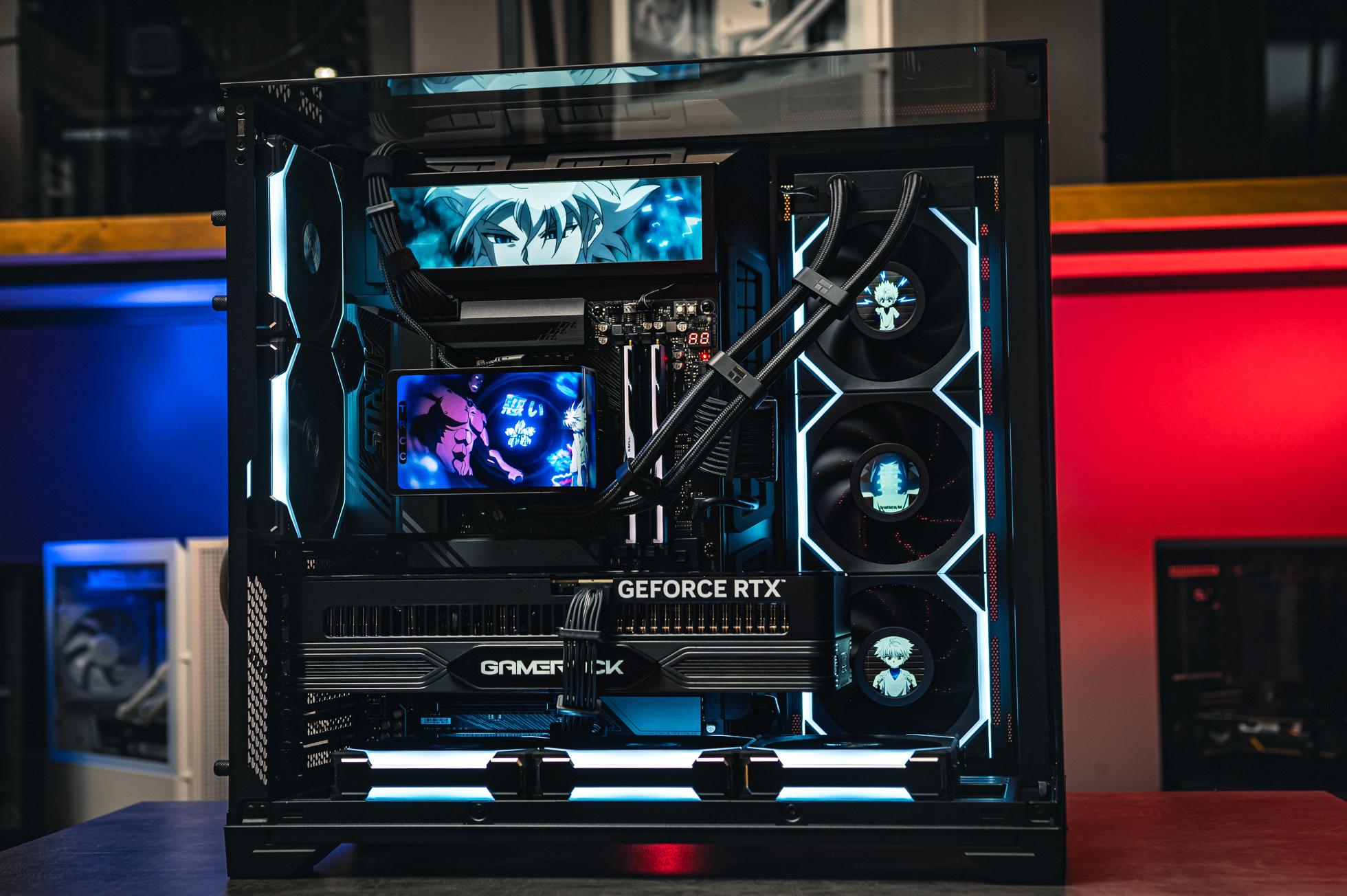 Компьютер в корпусе LIAN LI O11 Vision / 9800X3D / RTX 5080