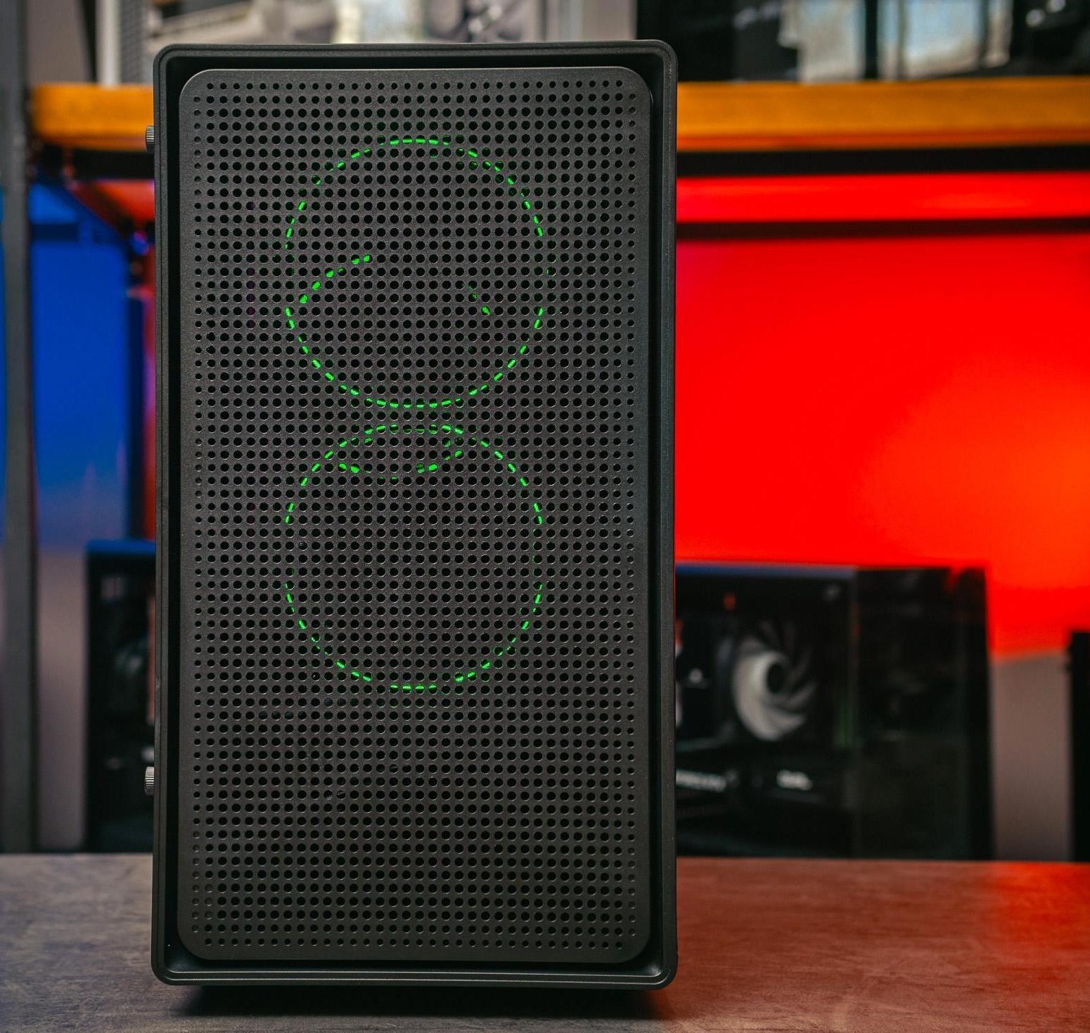 Игровой компьютер в корпусе Ginzzu Black на базе процессора Intel core i5 -14400F и видеокартой RTX 4060 Ti в Custom shop