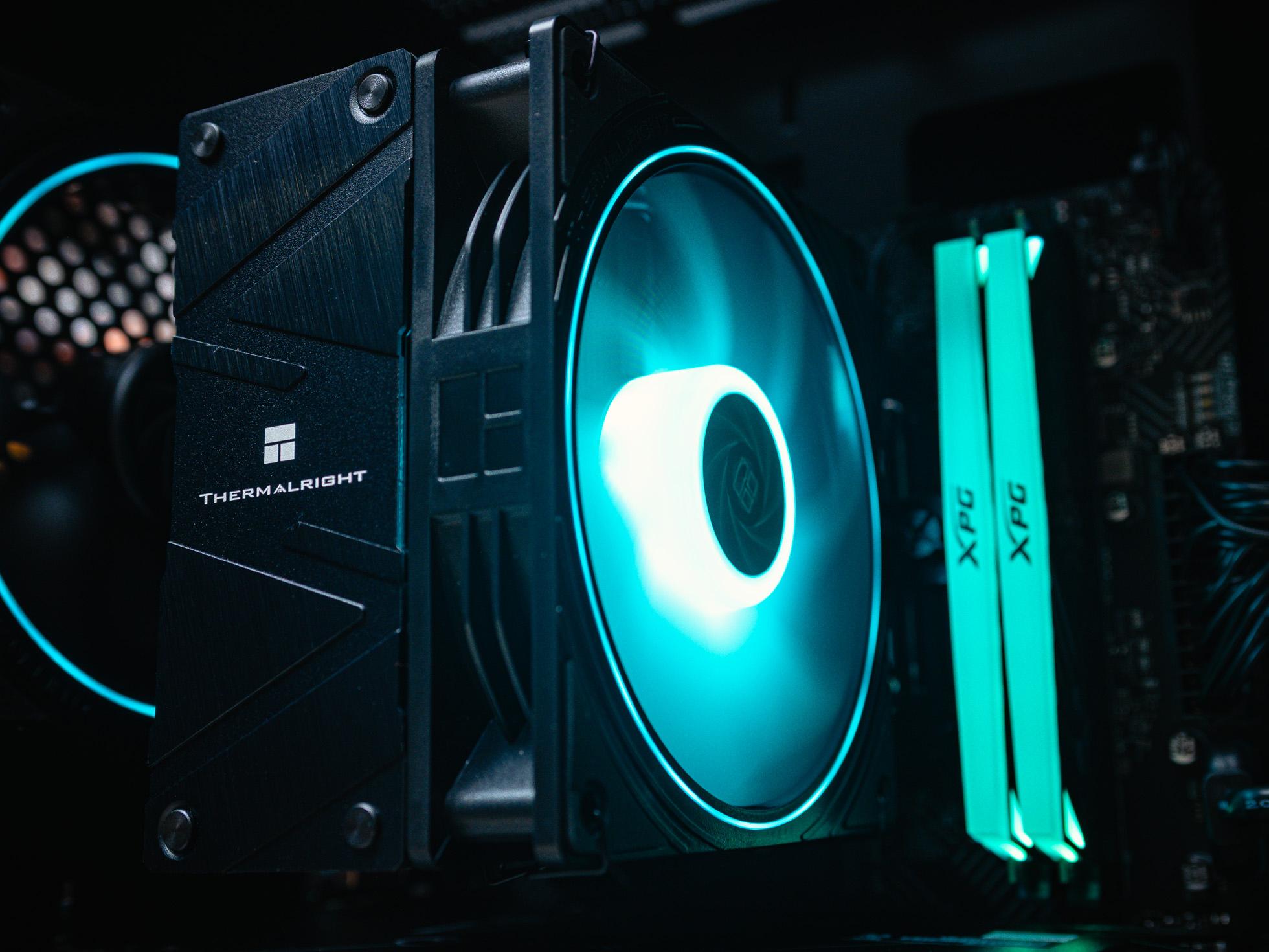 Игровой компьютер в корпусе Ginzzu V120 Black на базе процессора Intel core i5 -13400F и видеокартой RTX 4060 Ti в Custom shop