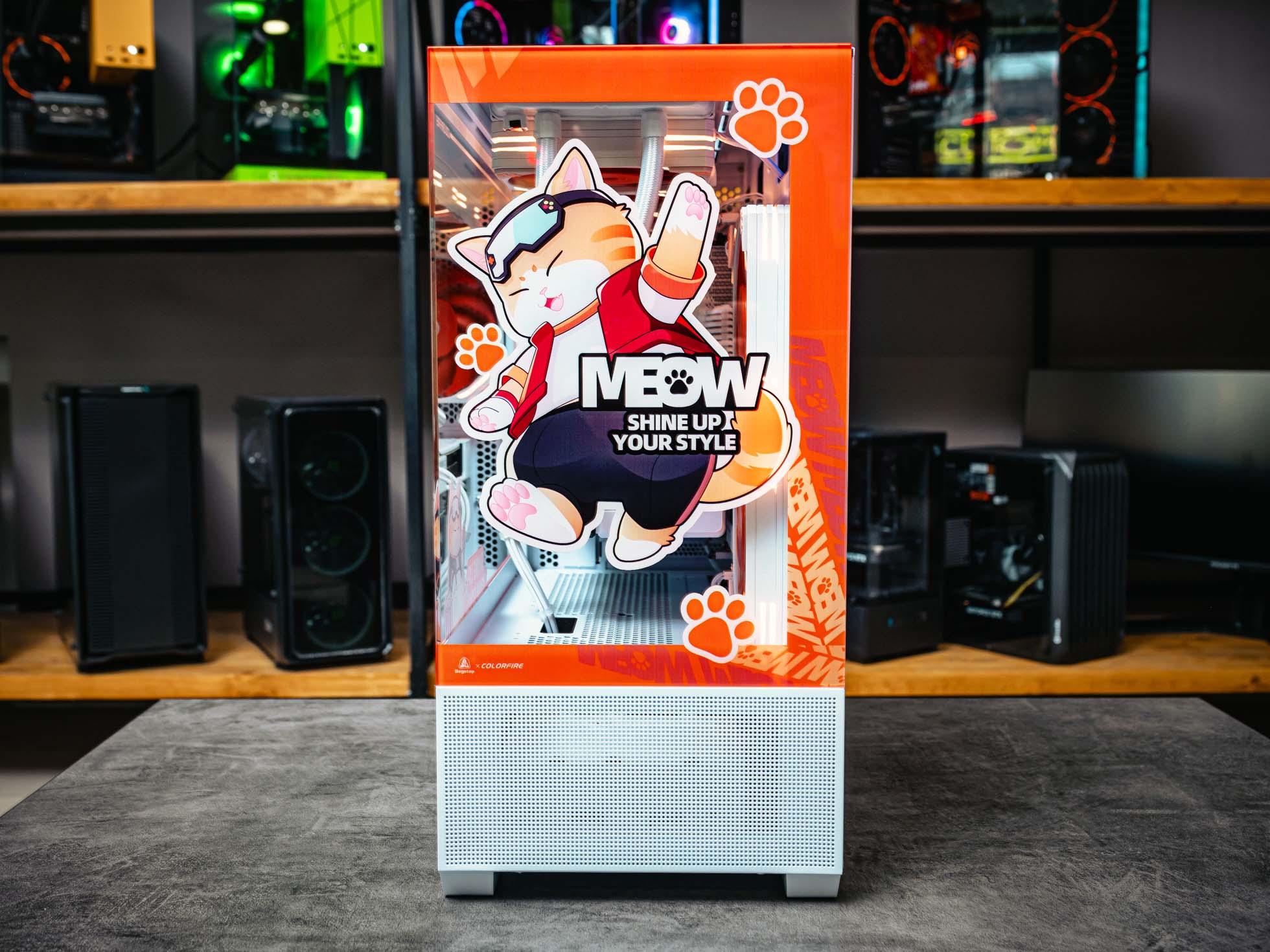 Мощный игровой компьютер на базе комплектующих Colorfire Meow в Custom Shop