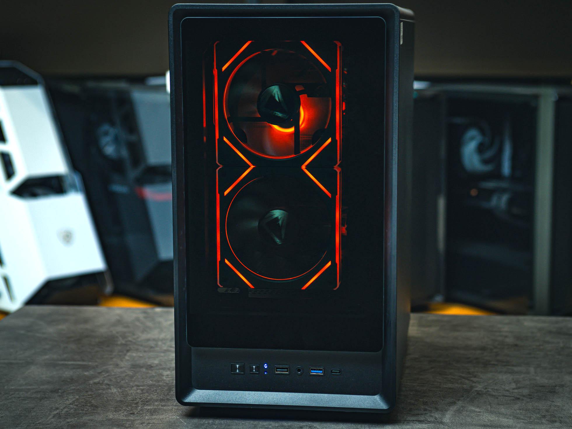 Купить игровой компьютер в корпусе Ginzzu CL410 Black  на базе процессора Ryzen 5 7400F и видеокартой MSI RTX 4060 Ventus 3x в Custom shop