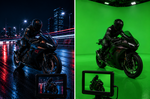 In-Camera Visual Effects (ICVFX) или хромакей - сравнение технологий ICVFX или зеленый экран