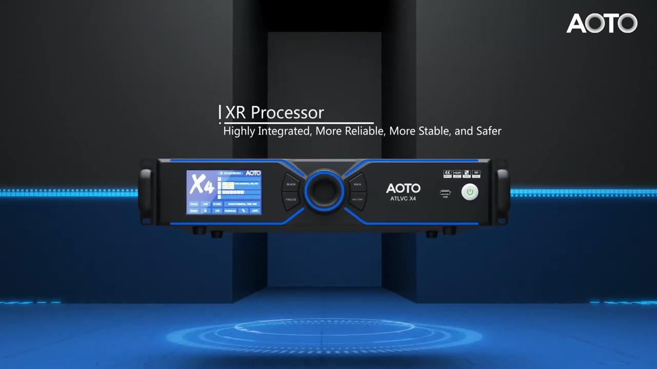 LED видеопроцессор для виртуального и телевизионного продакшена AOTO ATLVC-X4 AOTO ATLVC-X4 LED процессор для виртуального продакшена
