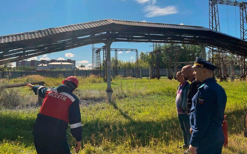 В Томской области город остался без света и воды из-за пожара на подстанции