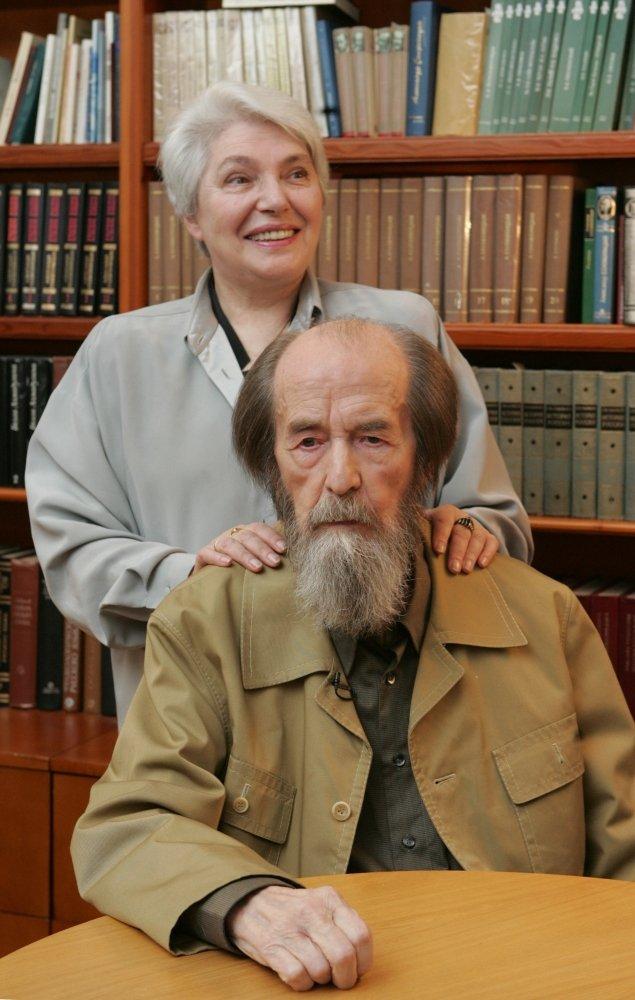 2005 Солженицын с женой