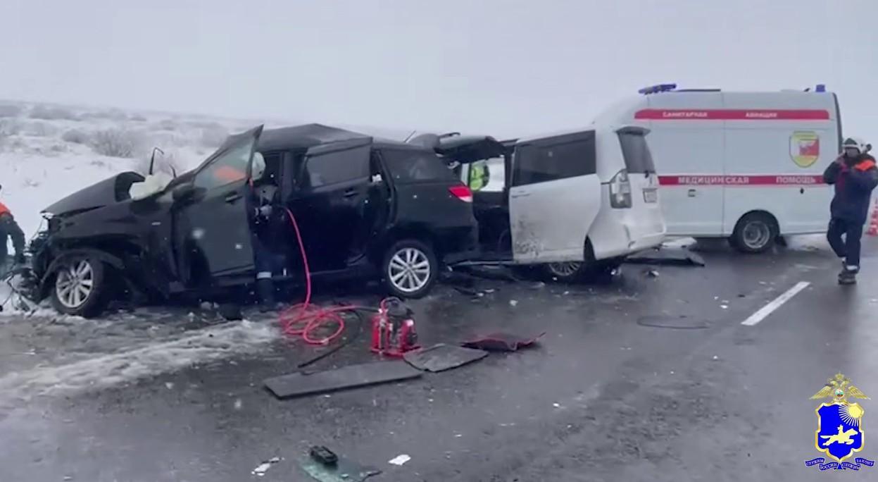 Пятеро погибли в аварии на федеральной трассе в Туве