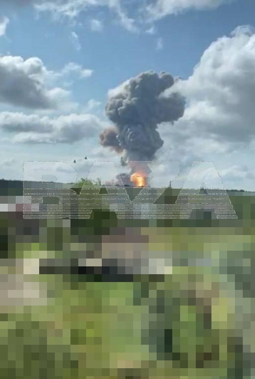В Рязанской области пожар и взрыв на заводе по производству пороха