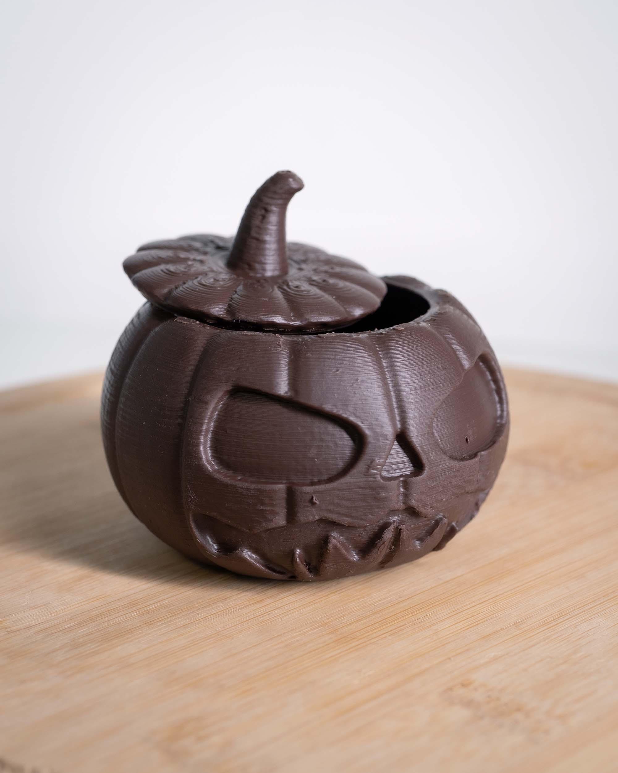 Шоколадная креманка  в форме тыквы