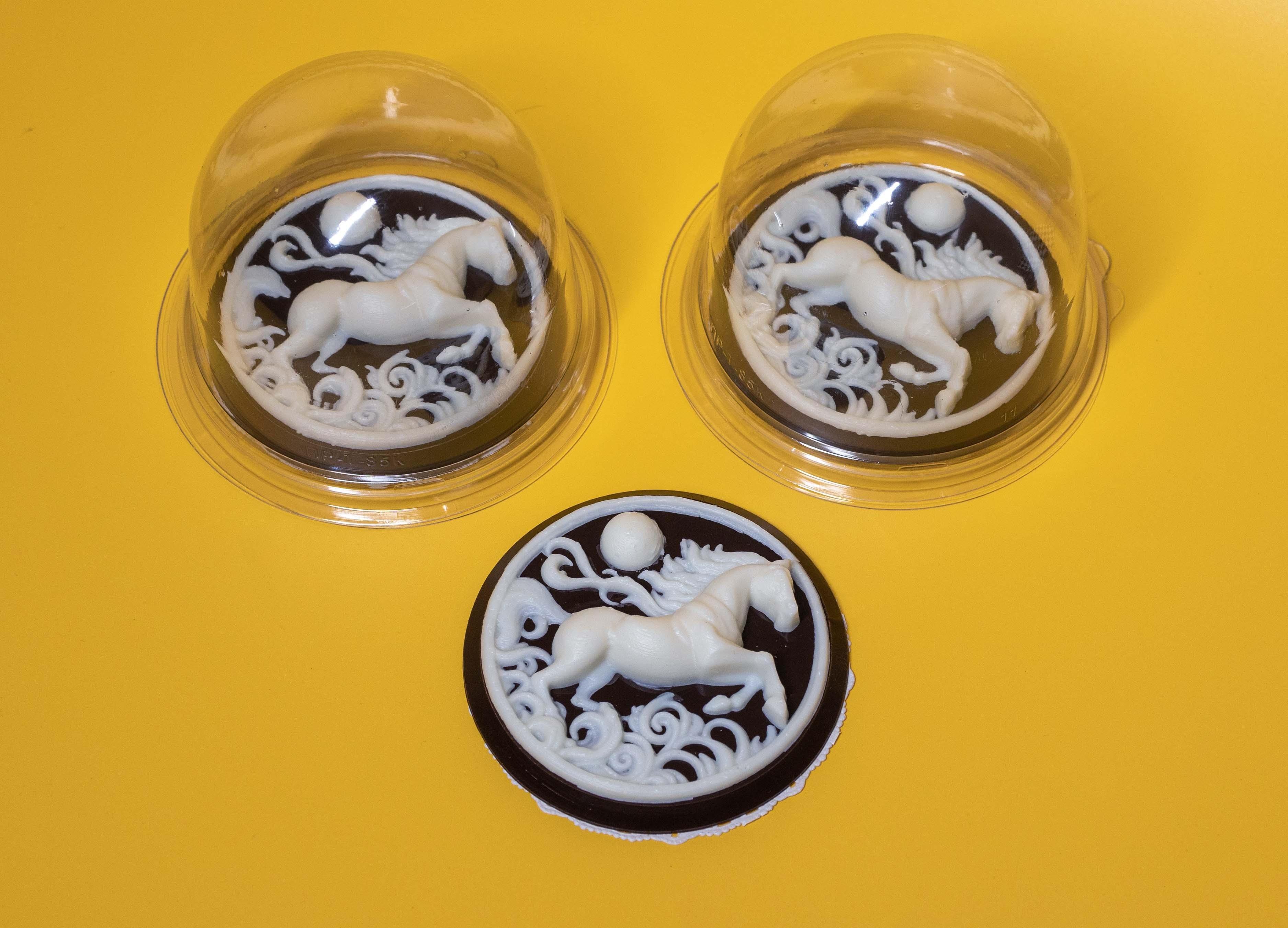 Белый бельгийской шоколад с портретом